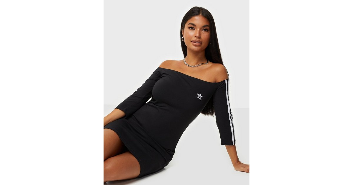 Adidas off shoulder dress sale