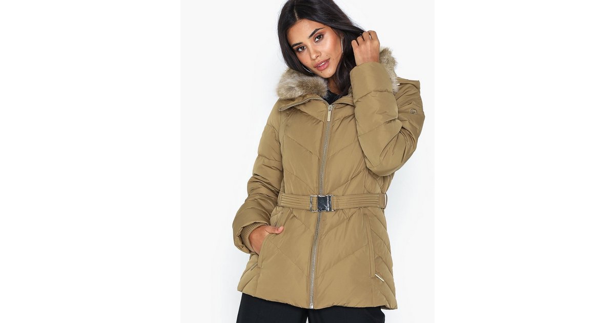 Michael kors 2025 long heavydown puffer