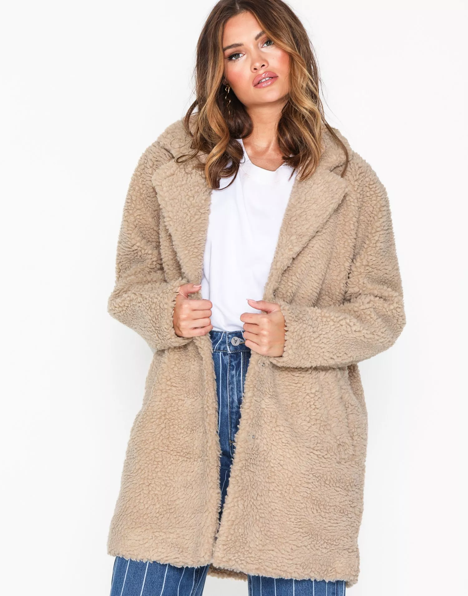 Buy Only ONLAURELIA SHERPA COAT CC OTW - Light Brown