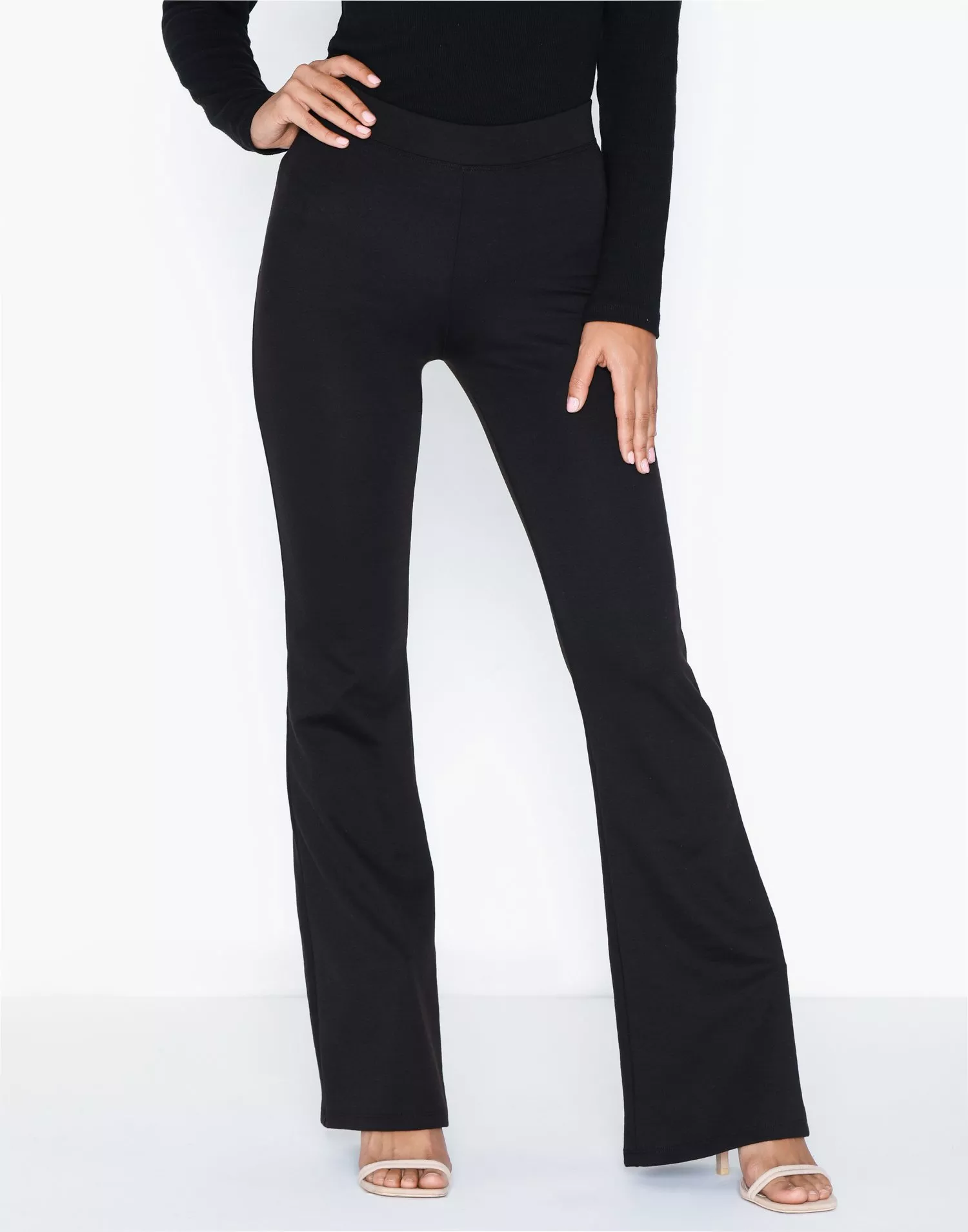 Buy Only ONLFEVER FLAIRED Black PANTS - JRS
