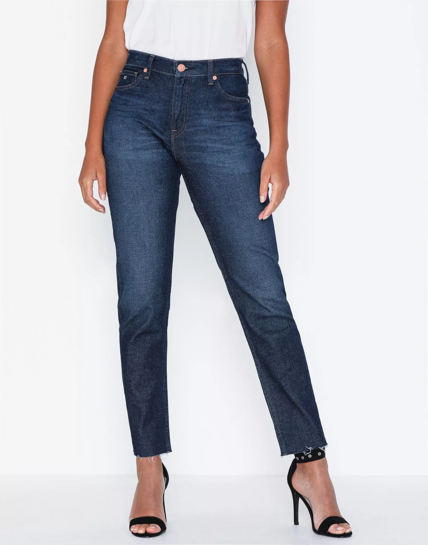 Izzy high rise slim best sale cropped jeans