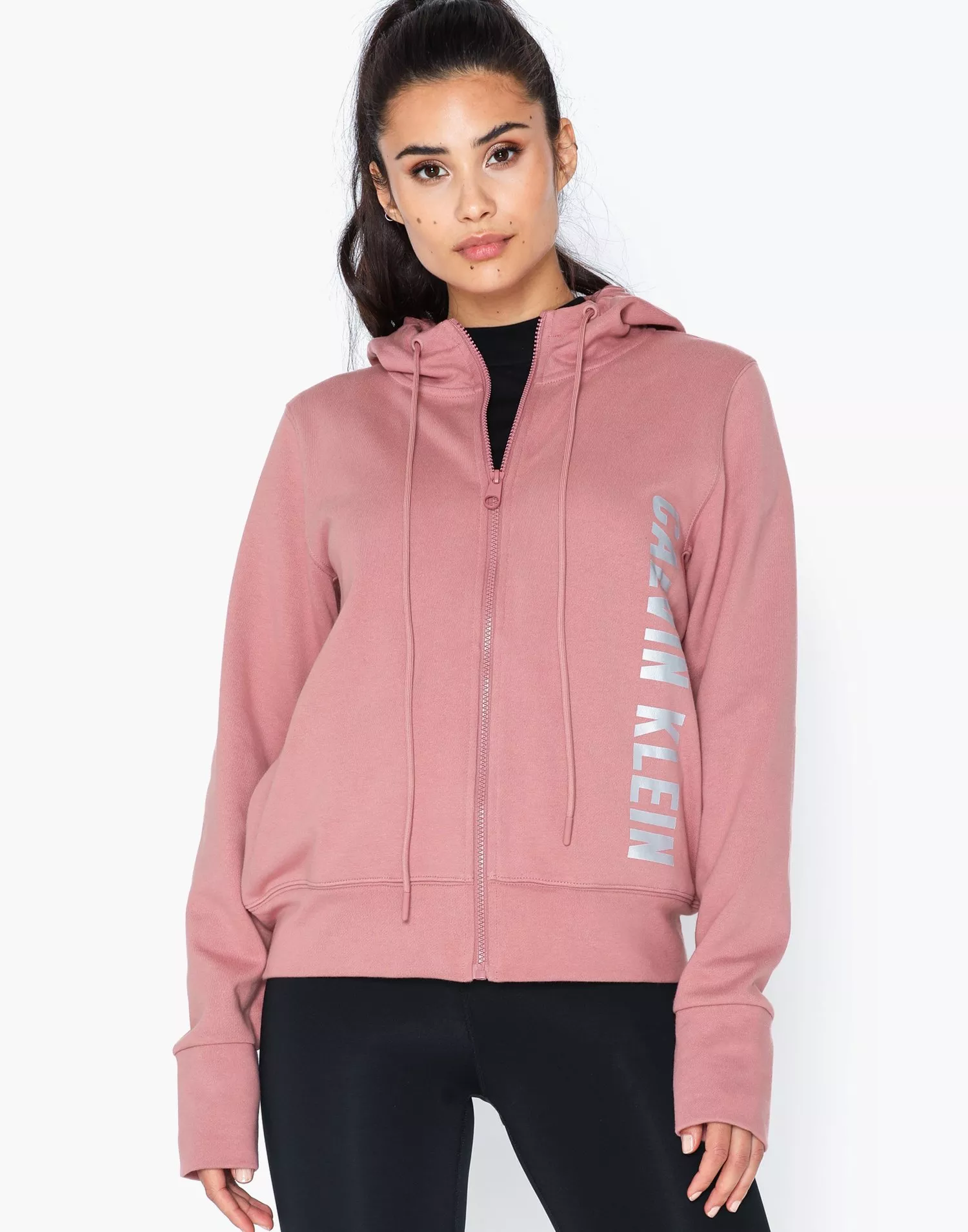 Calvin klein hotsell pink fleece jacket