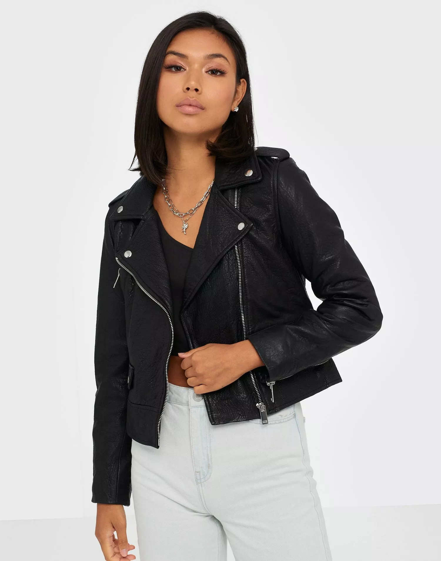 Noisy may biker on sale jacket