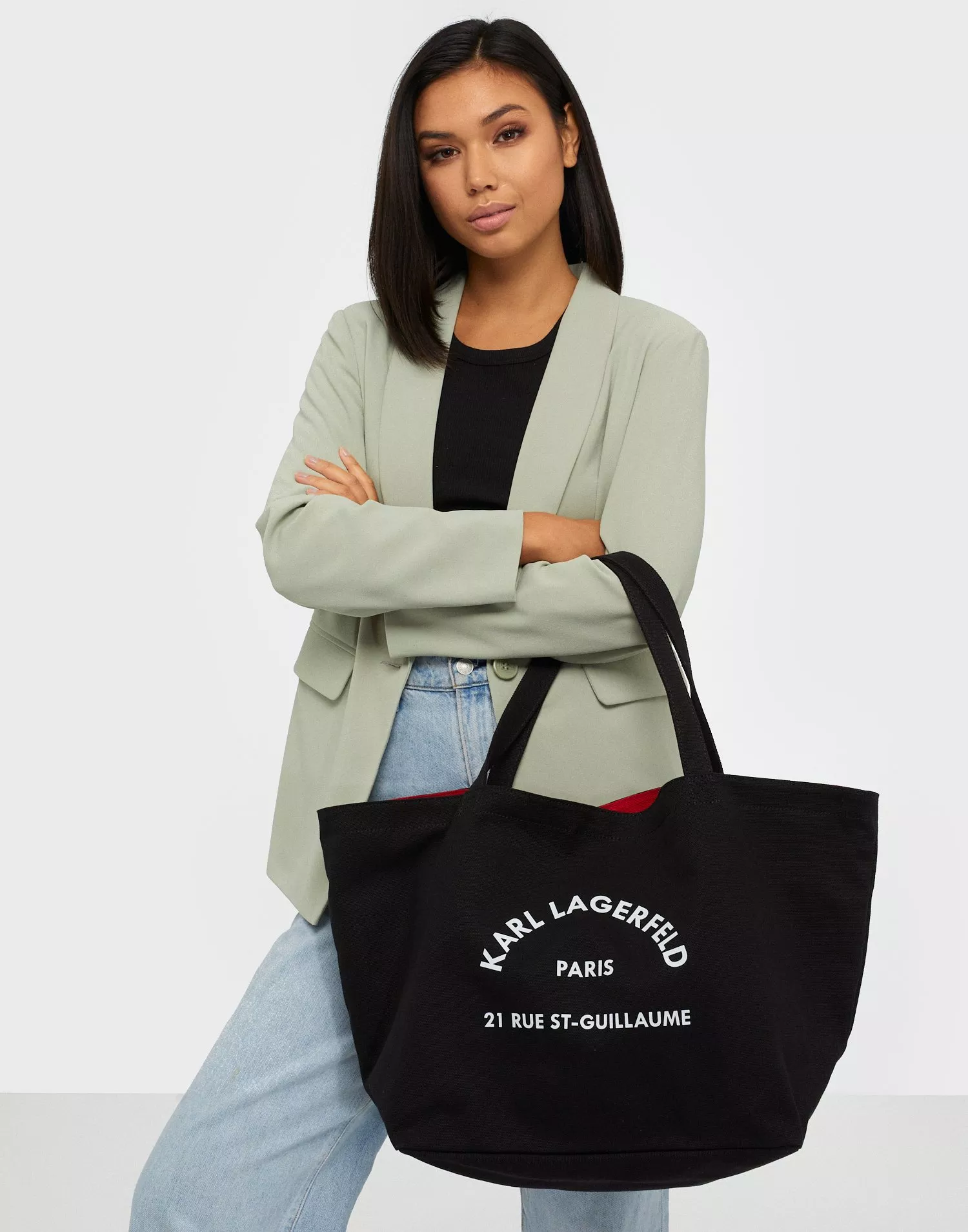 Karl lagerfeld canvas on sale bag