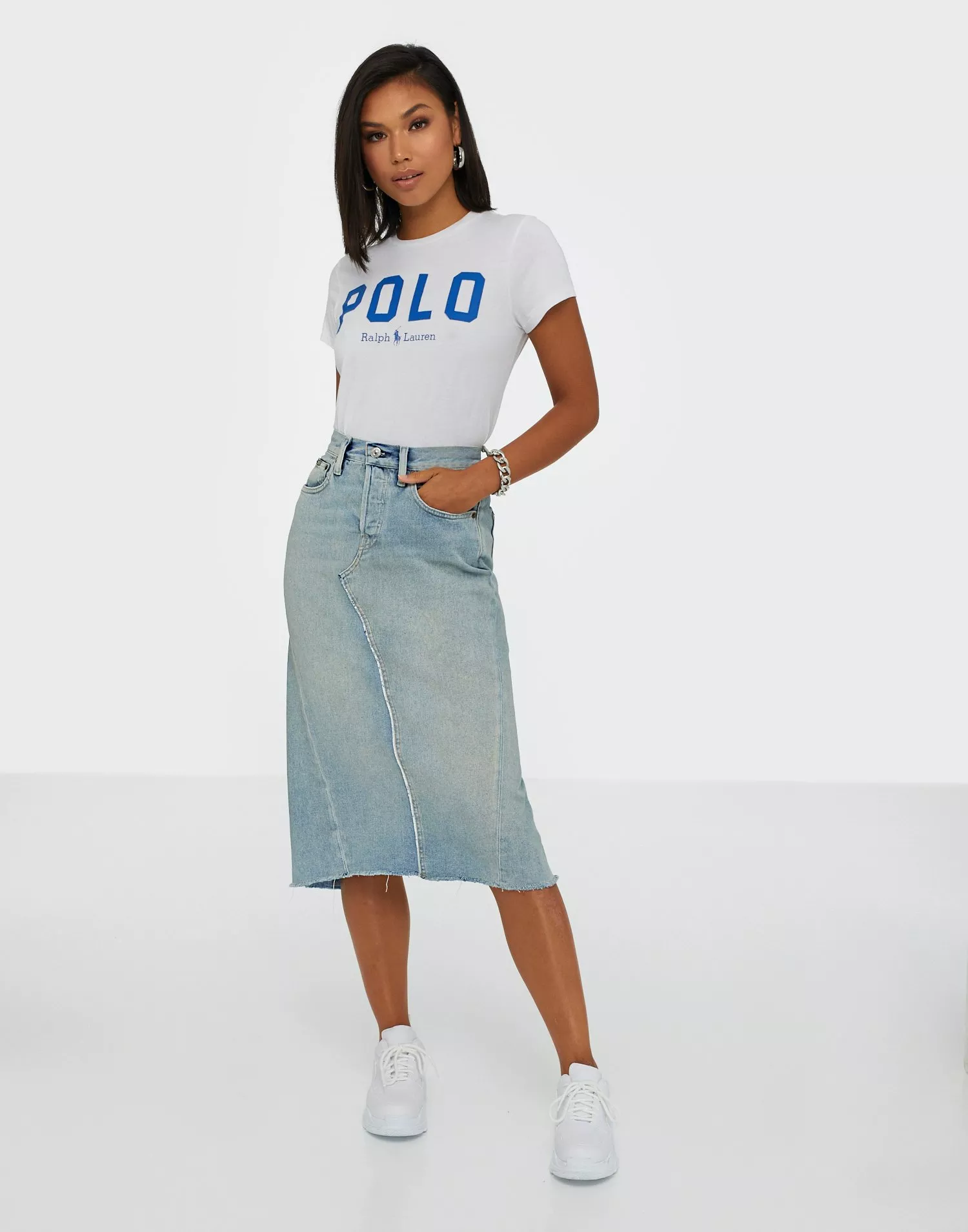 Polo ralph store lauren denim skirt