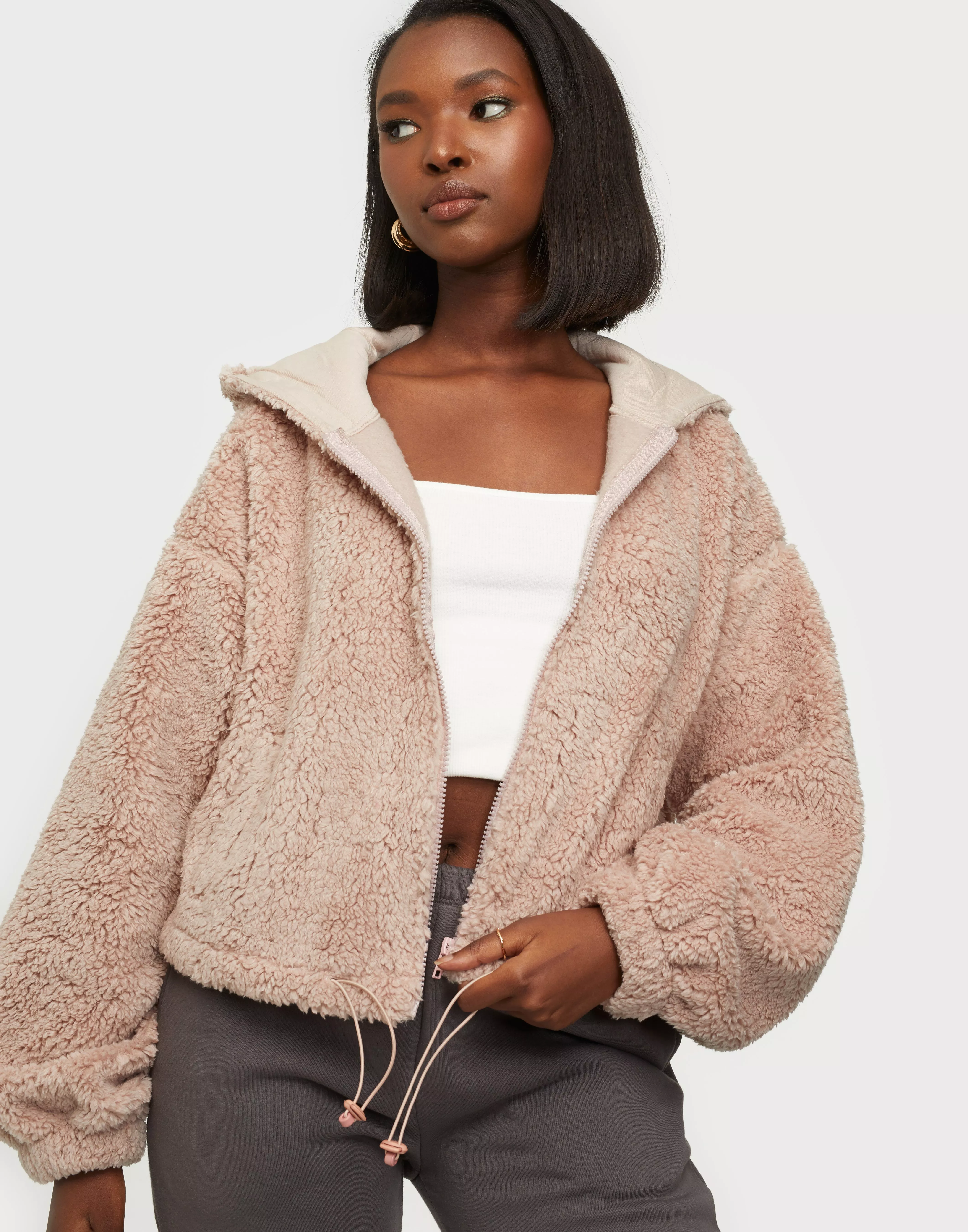 Urban outfitter outlet teddy jacket