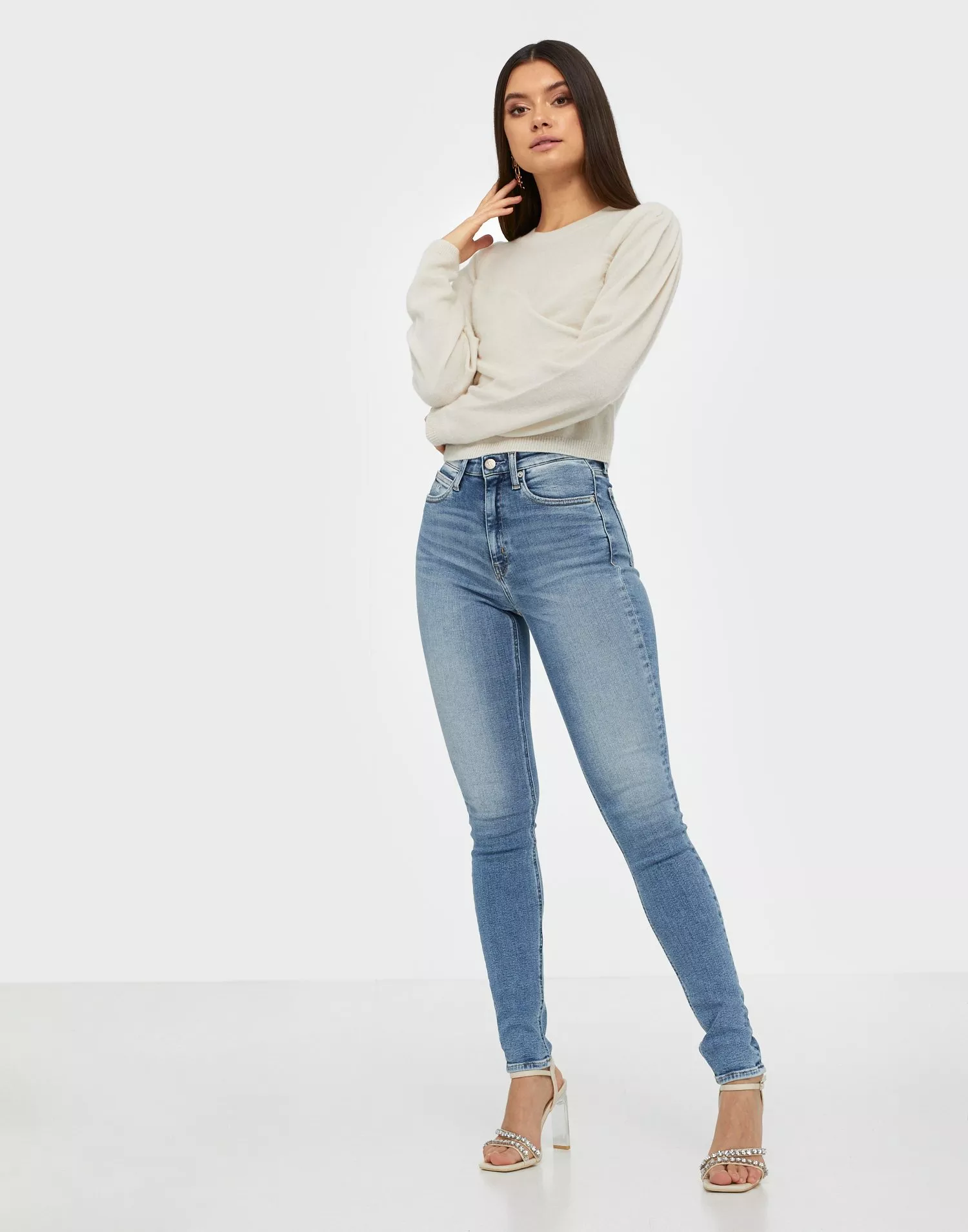 Ckj 010 high rise deals skinny ankle jeans