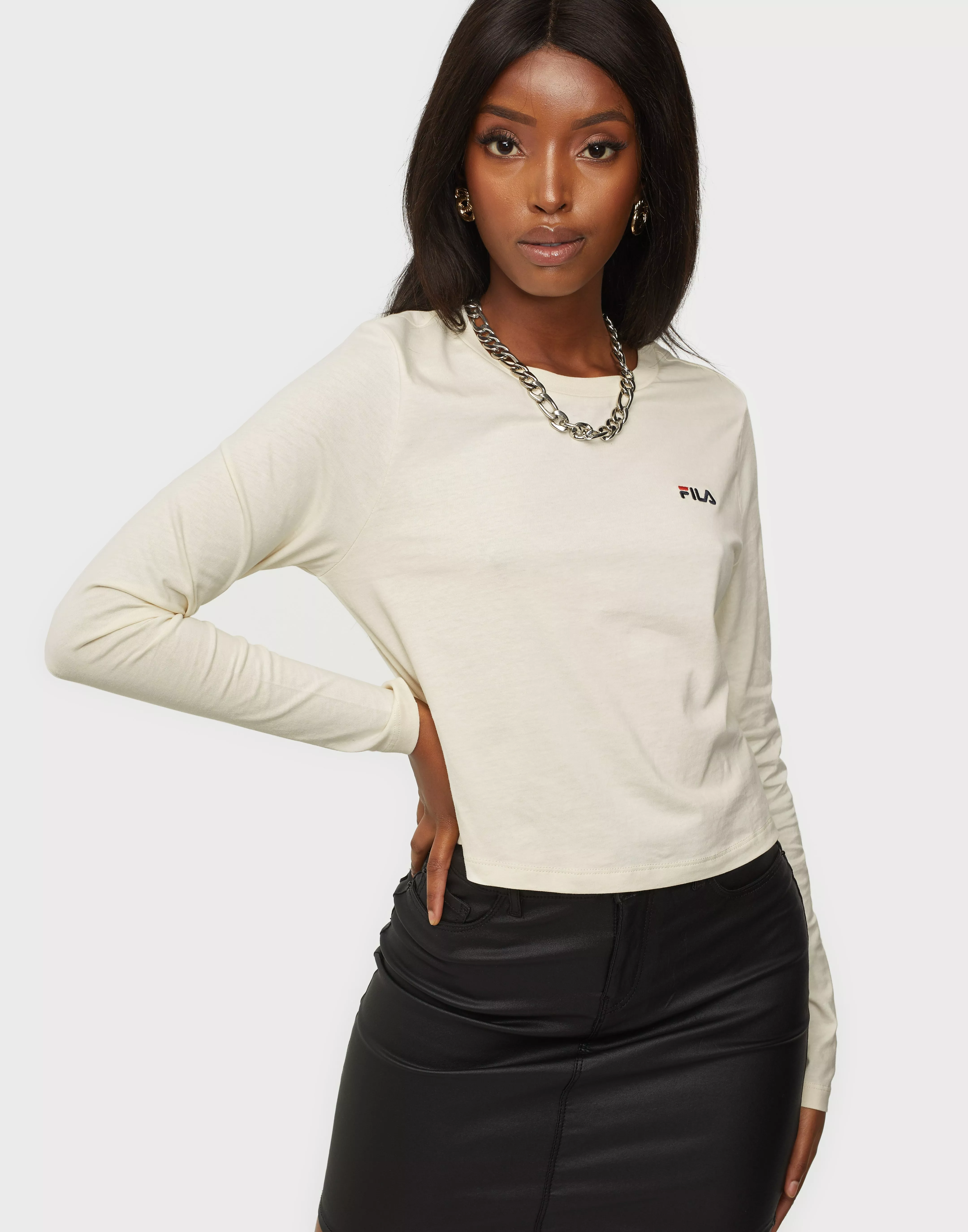 Fila cropped shop long sleeve