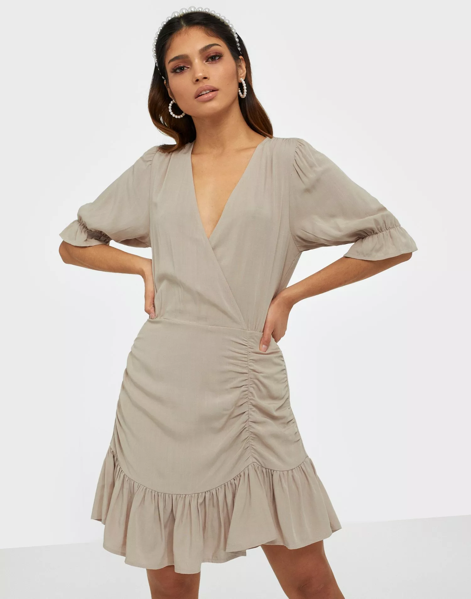 flirty ruched dress