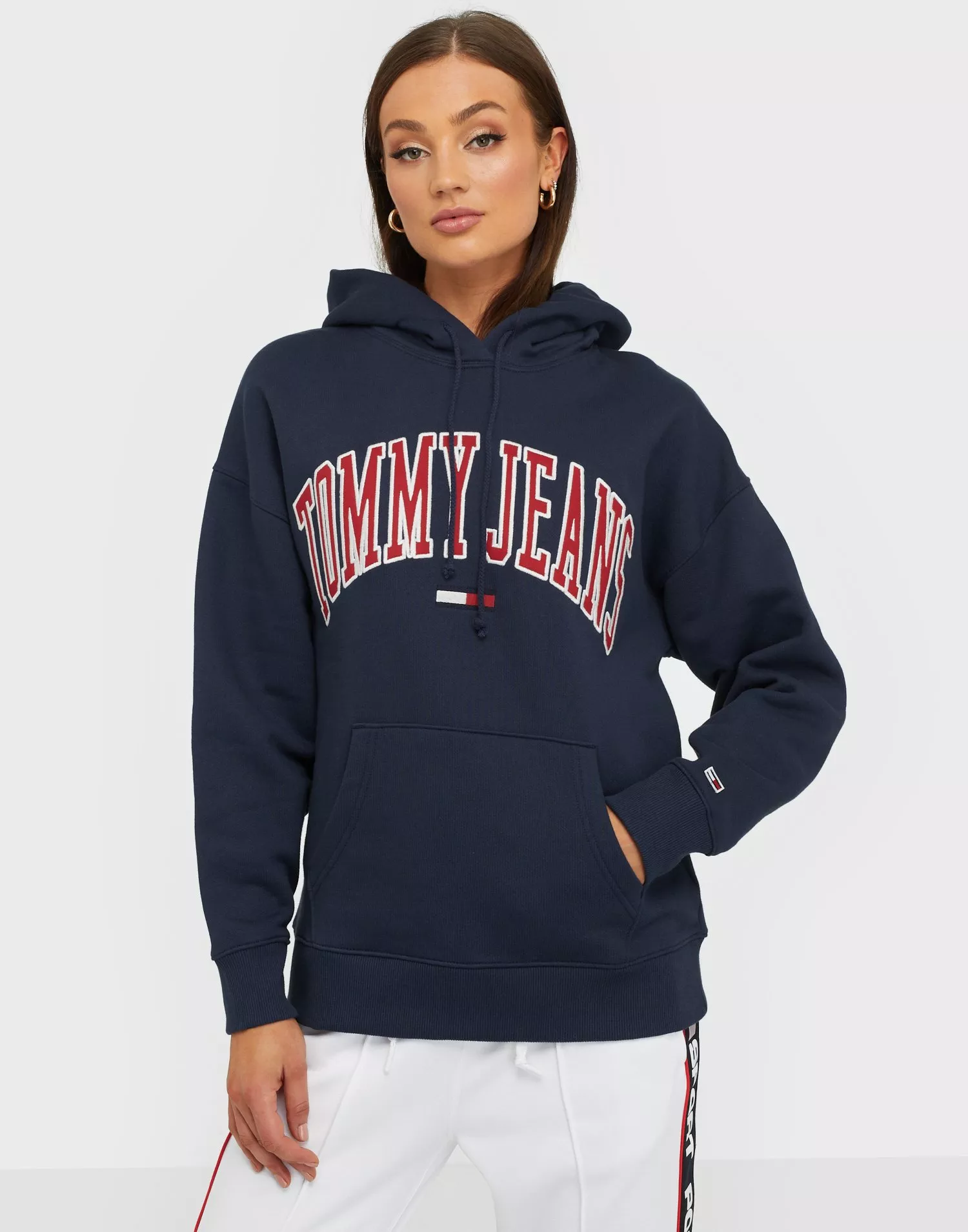 Tommy classic store logo hoodie