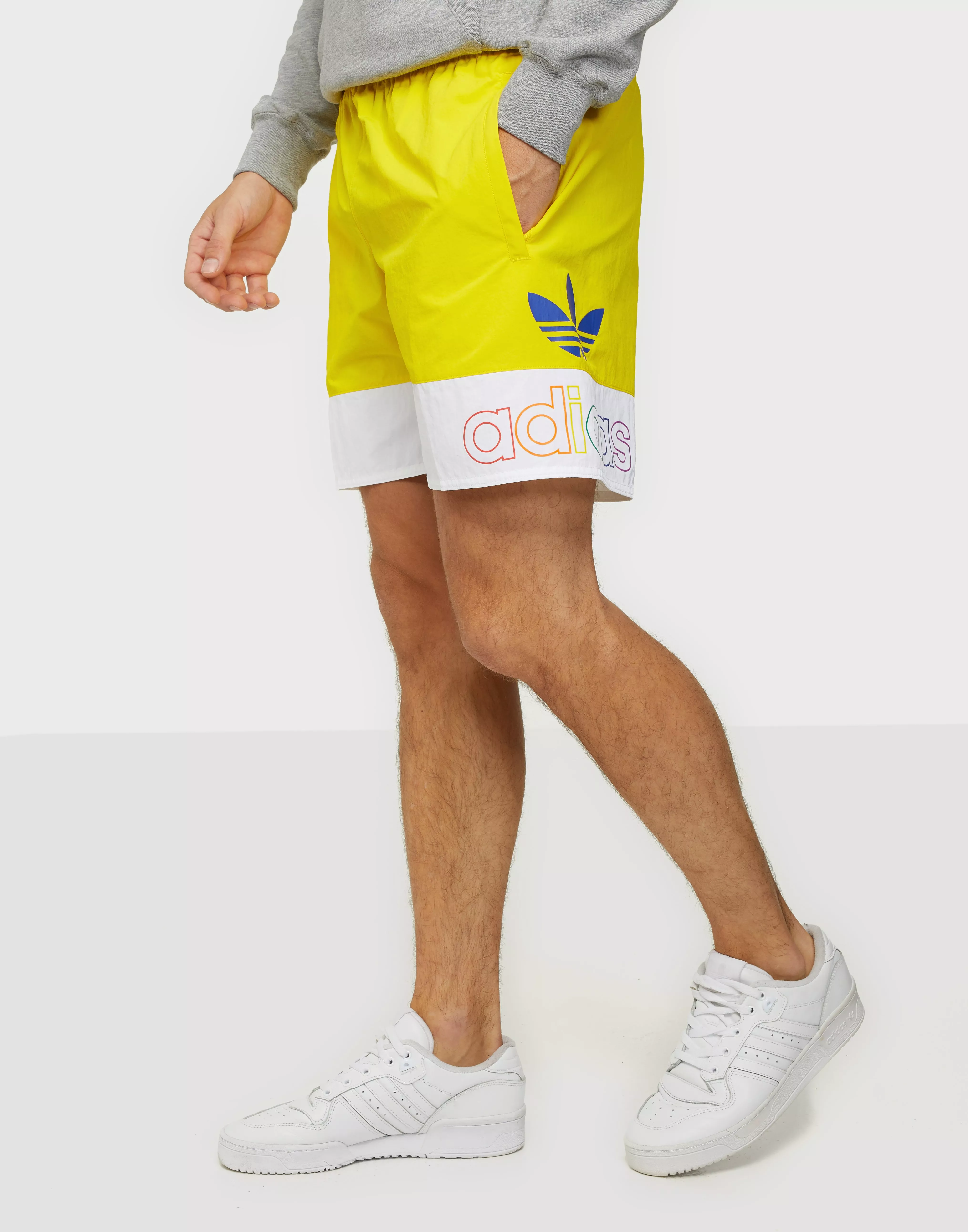 Adidas originals store yellow shorts