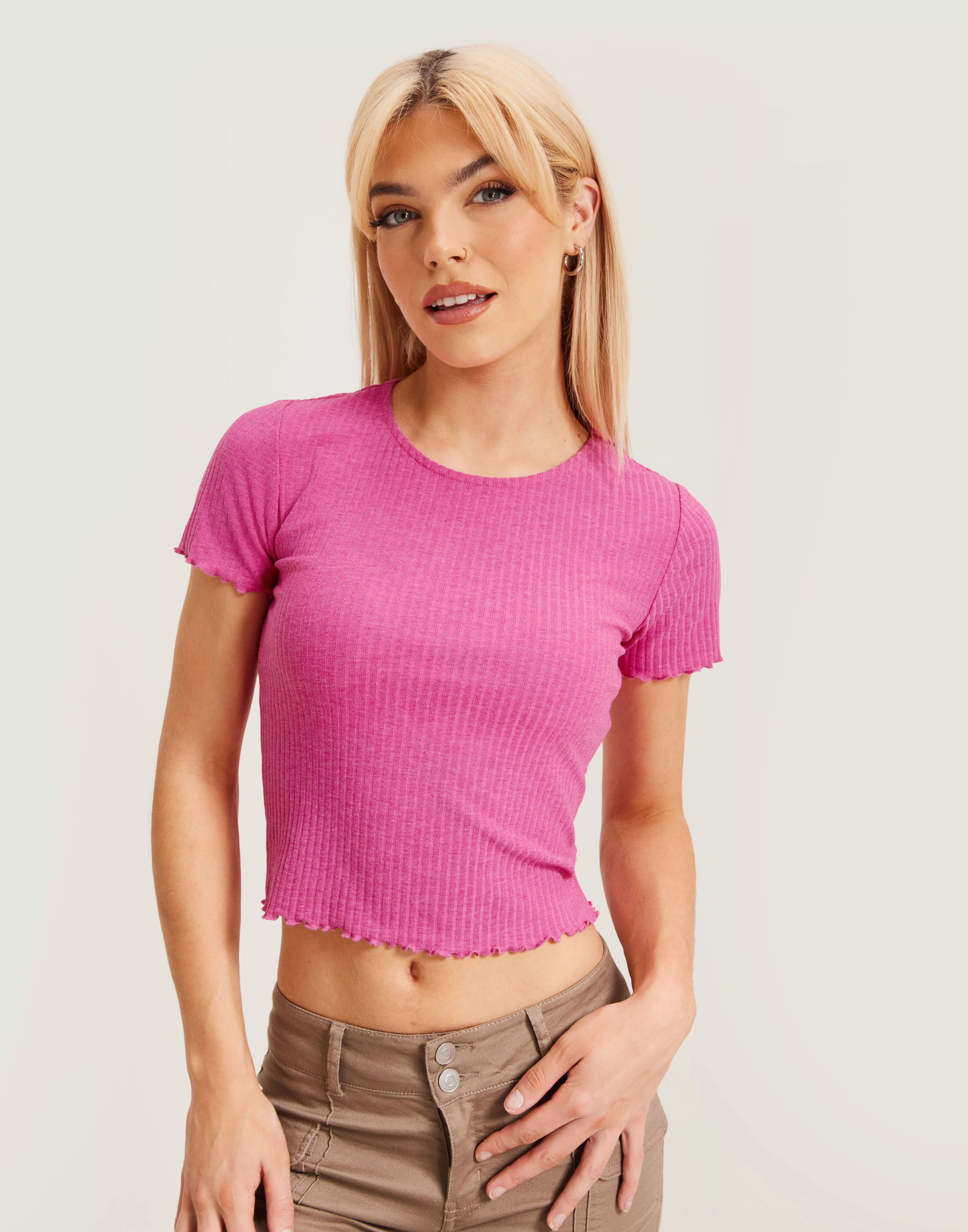 Buy Only SHORT ONLEMMA - Yarrow NOOS JRS S/S TOP Pink