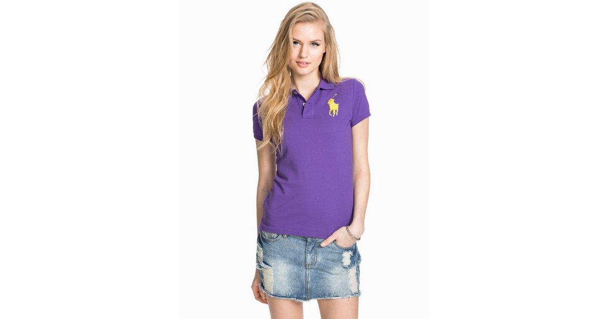 Womens purple ralph lauren cheap polo shirt