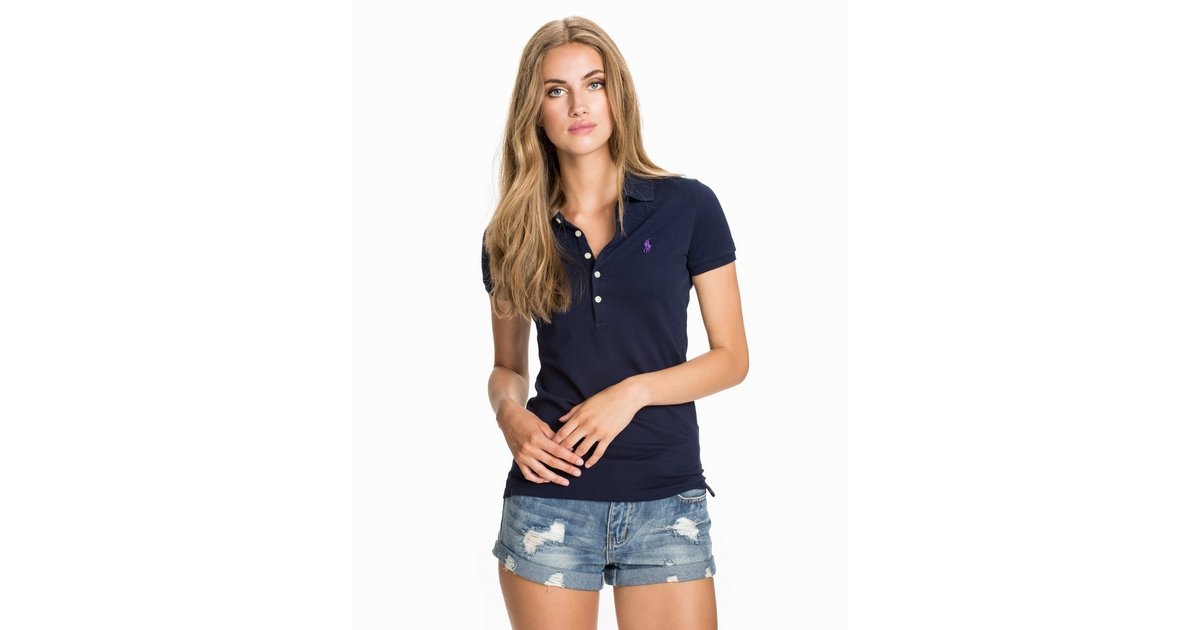 Buy Polo Ralph Lauren Julie Polo Short Sleeve Knit - Navy 