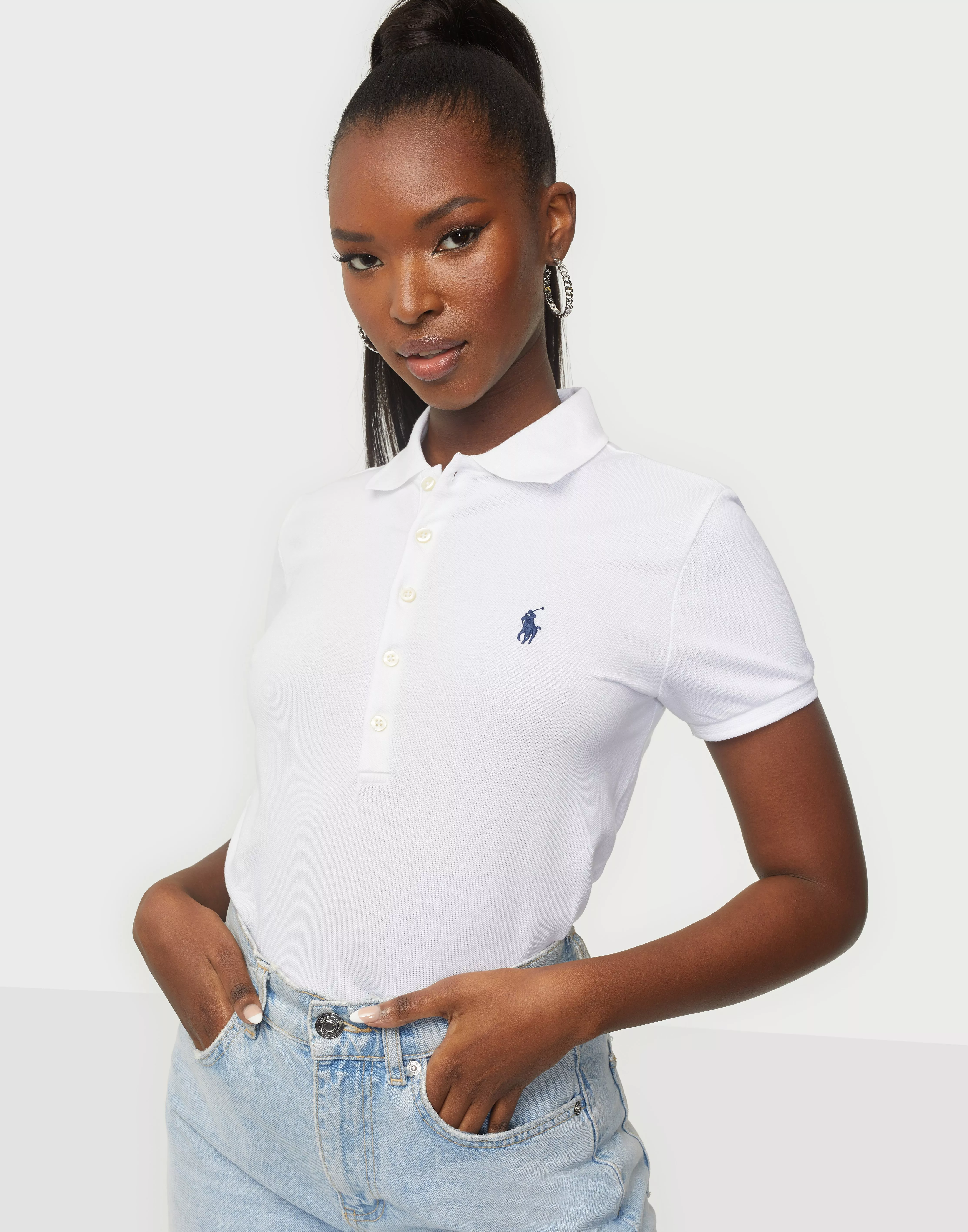 Polo Ralph Lauren Women's Julie Embroidered Logo Polo Shirt