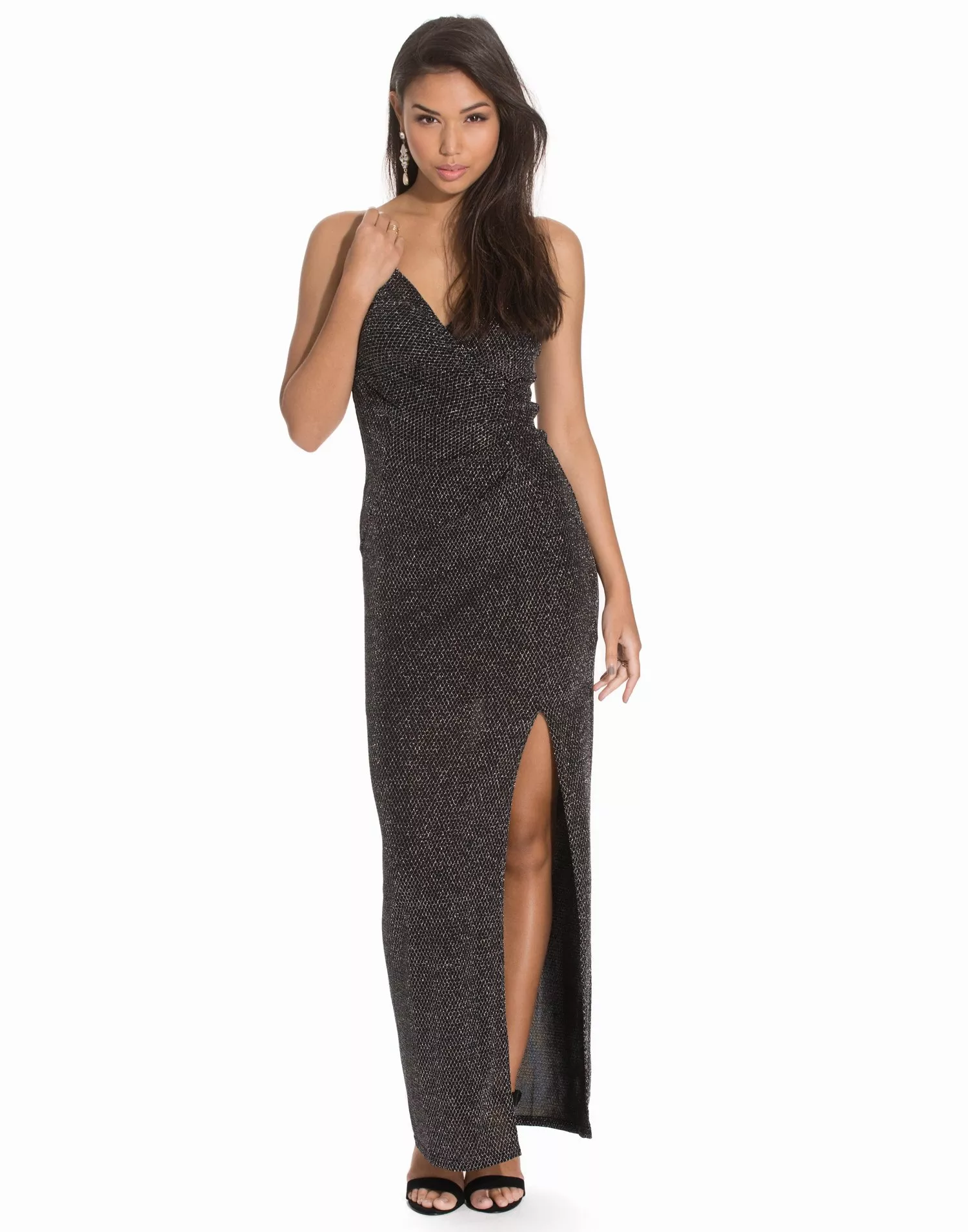 Lipsy glitter hotsell maxi dress