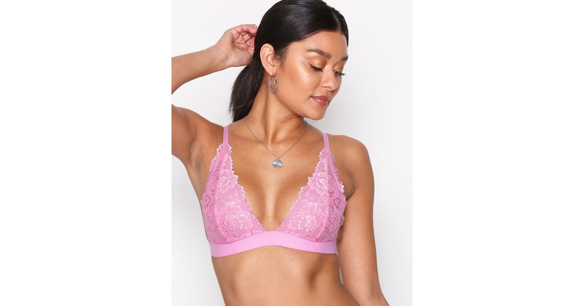 Buy Nelly Up Top Triangle Bralette - Pink