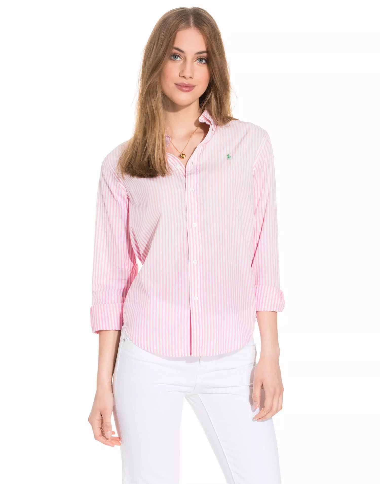 Osta Polo Ralph Lauren LS Relaxed Ev Shirt - Soft Pink 