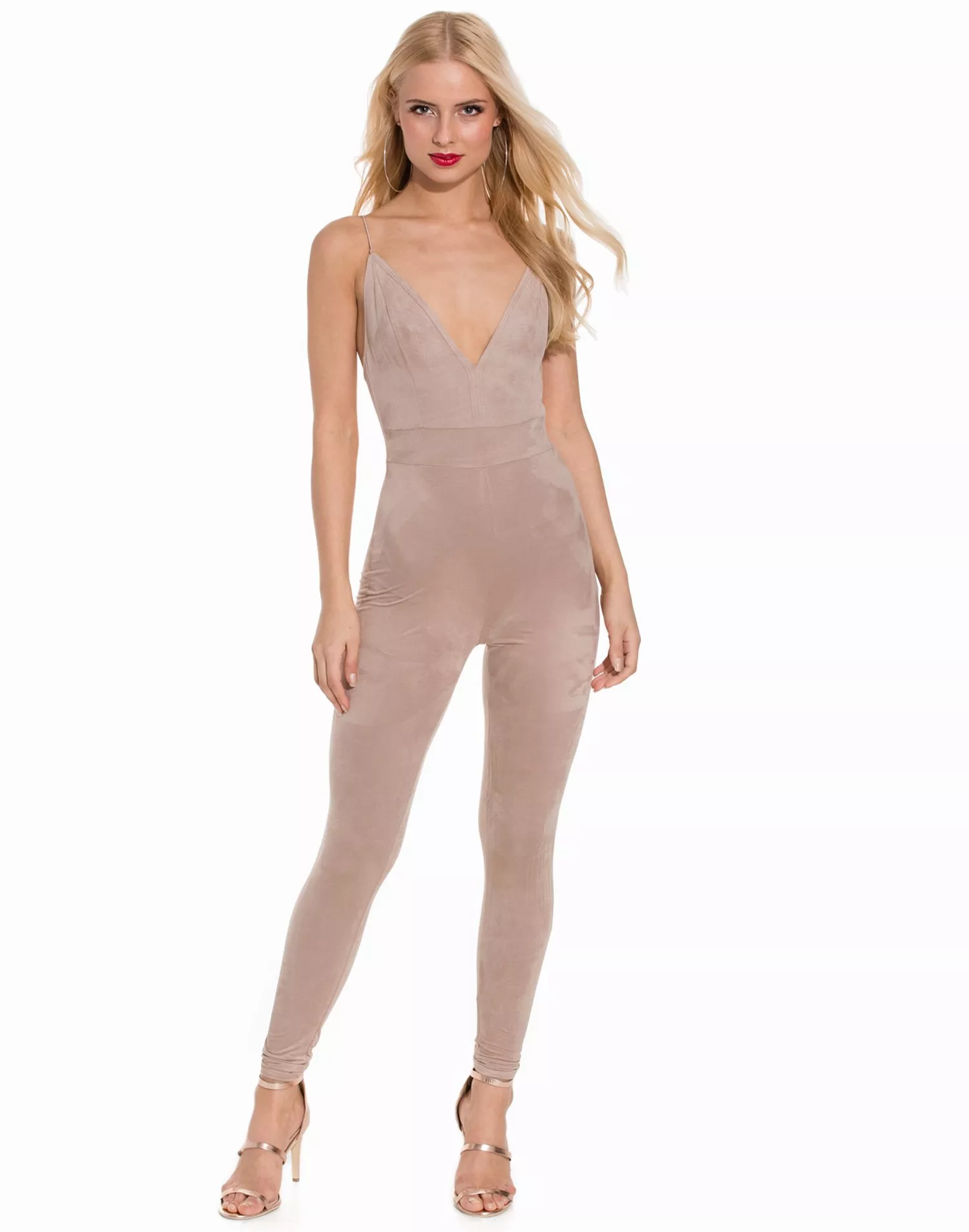 Suede jumpsuit deals missguided