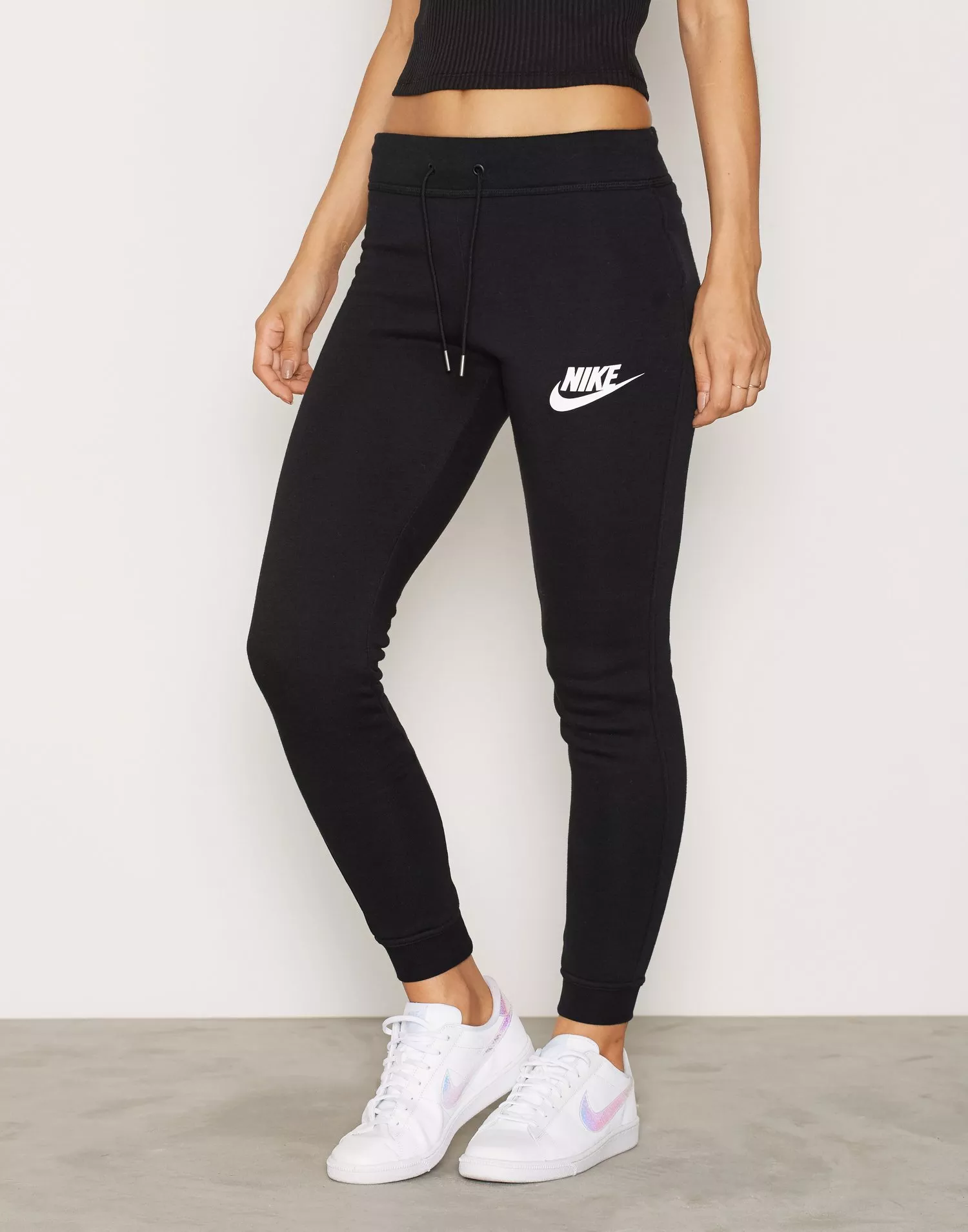 Leraar op school golf koppeling Buy Nike Nsw Rally Pant Tight - Black/White | Nelly.com