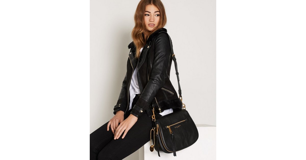 Marc jacobs recruit saddle bag online black