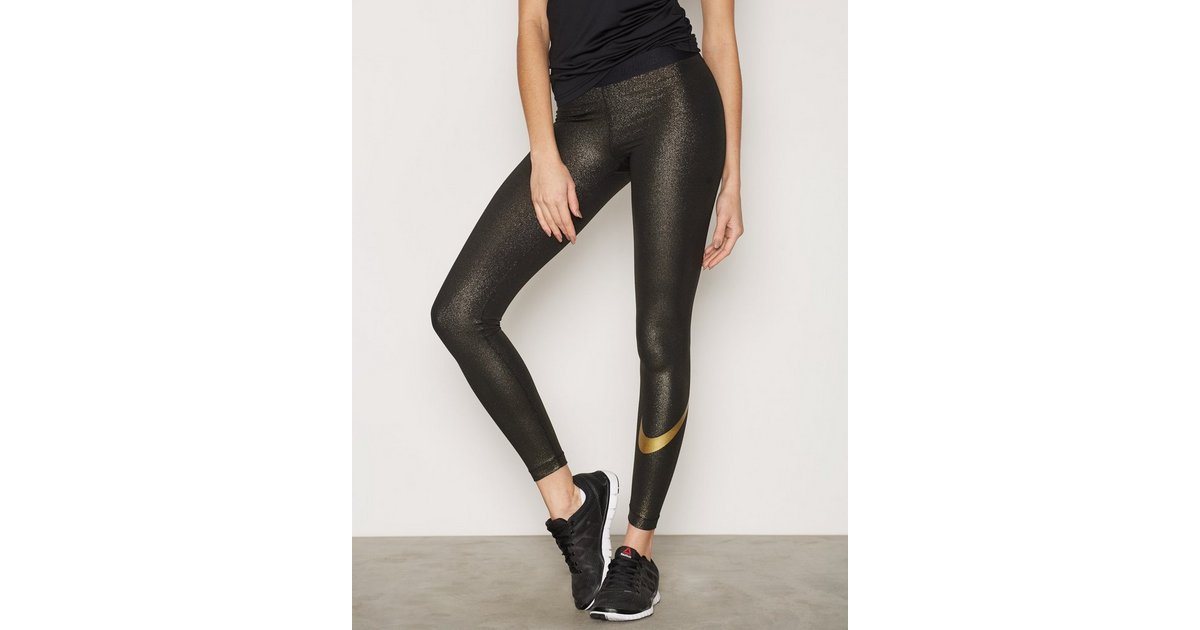 nike pro tights gold