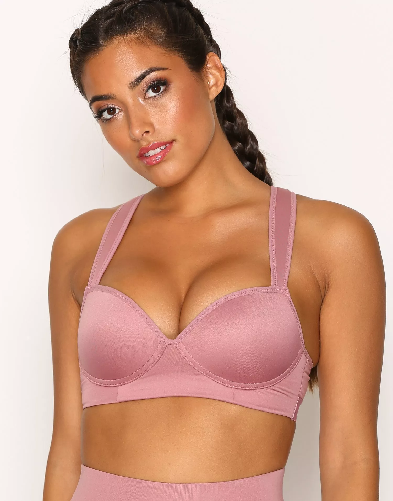 Buy Nelly Support Push Bra - Rose