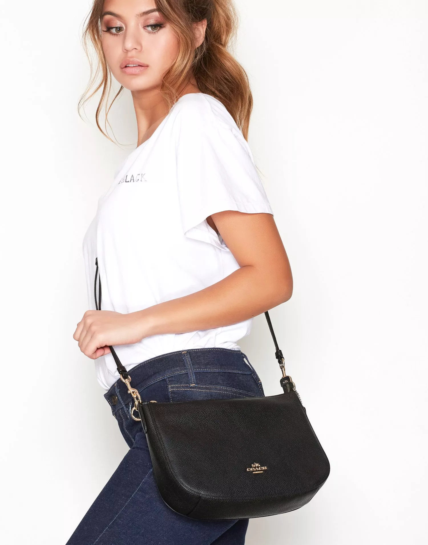 Polished Pebble Lthr Chelsea Crossbody