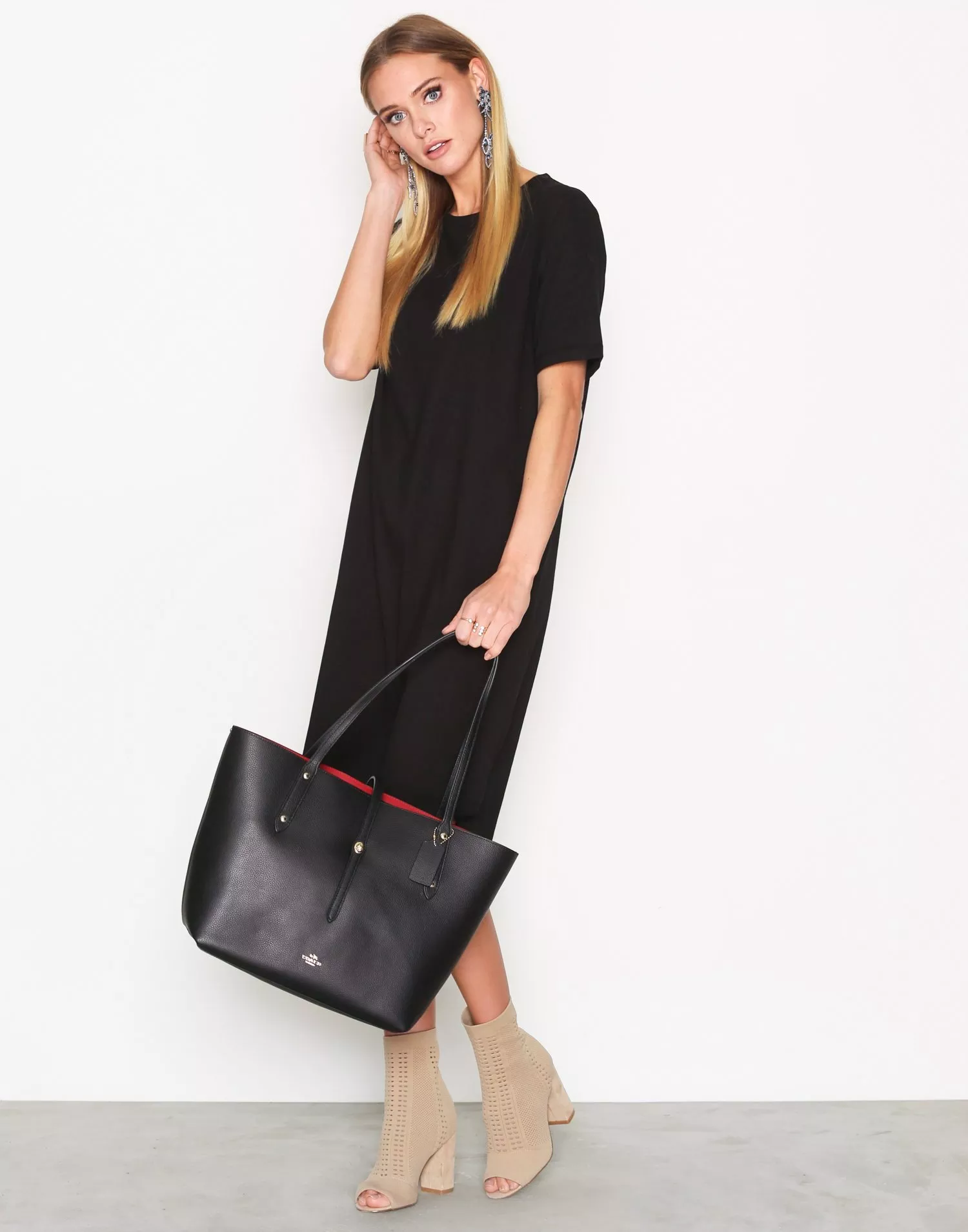 Coach market tote bag black new arrivals