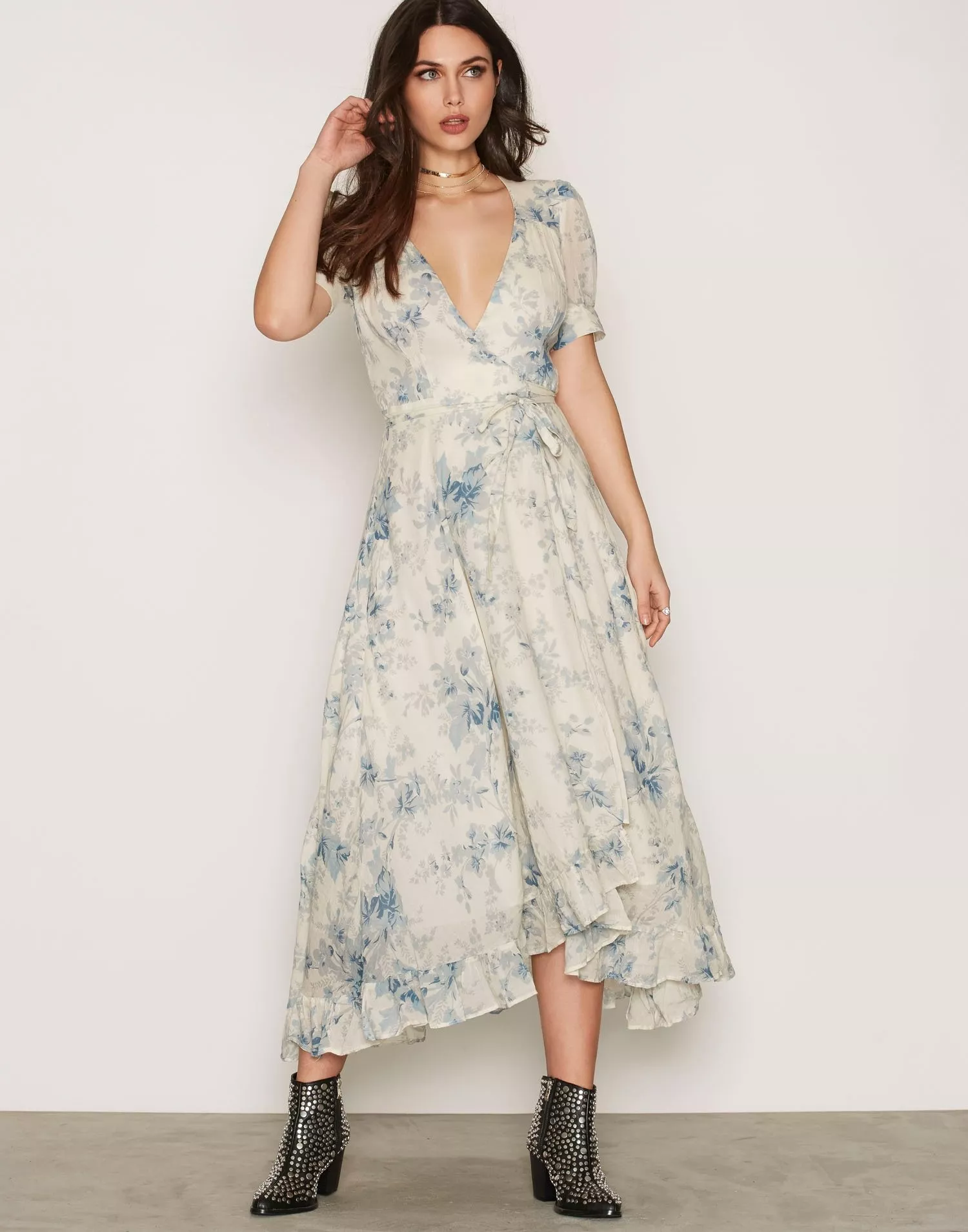 Denim store supply dress