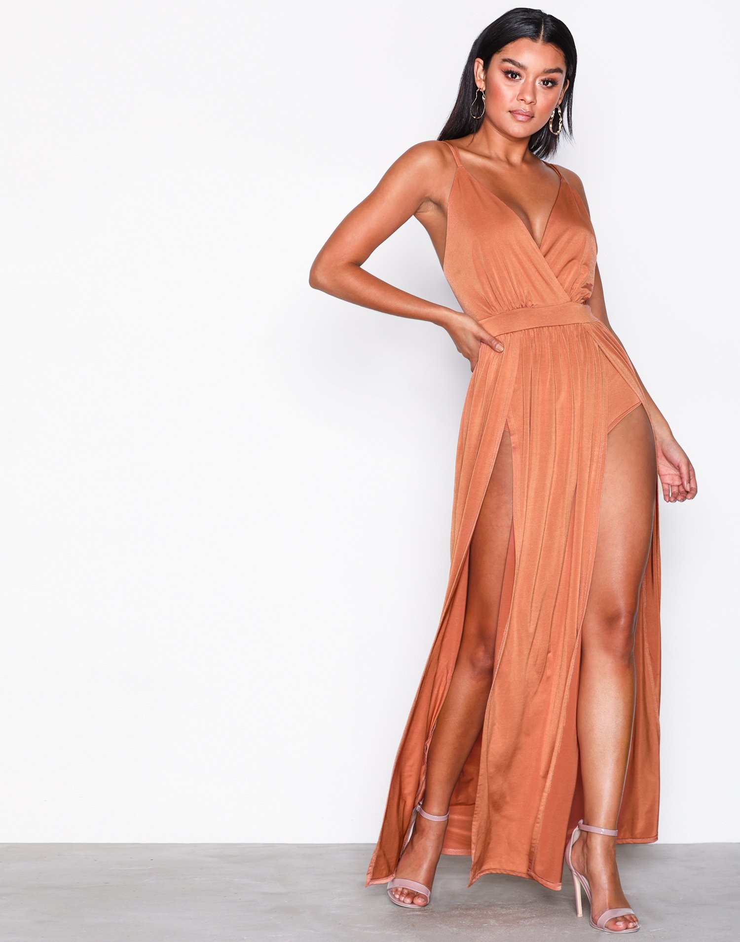 Double Slit Maxi Dress