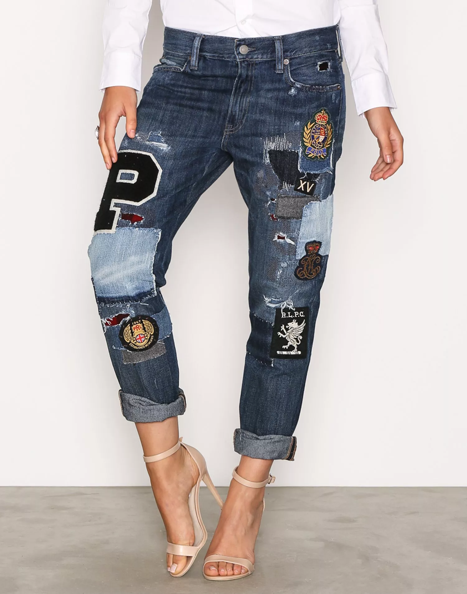 Ralph lauren astor shop slim boyfriend jeans