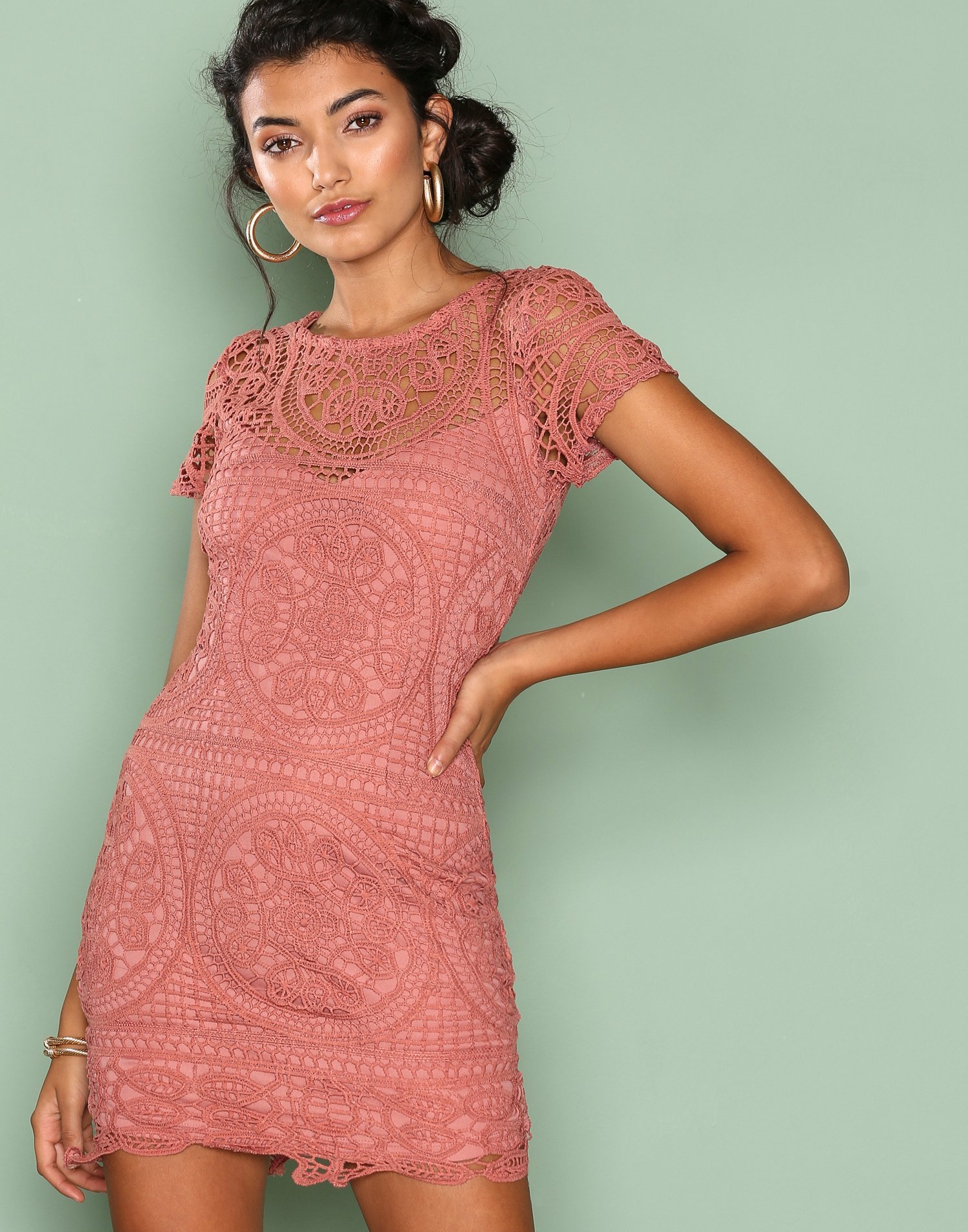 Amalfi Lace Mini Dress