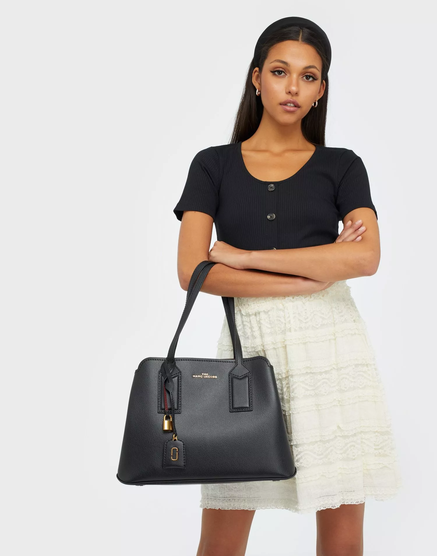 Marc jacobs hot sale editor leather satchel