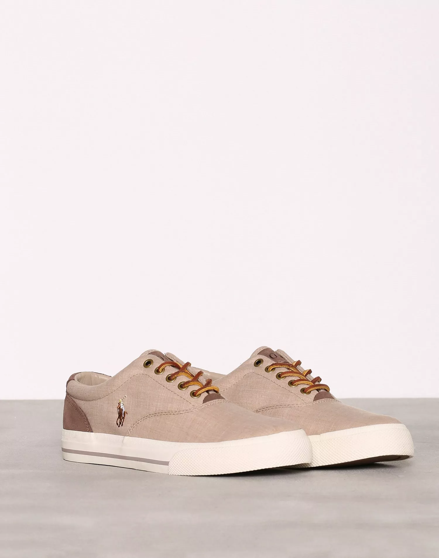 Polo ralph lauren outlet vaughn leather sneakers