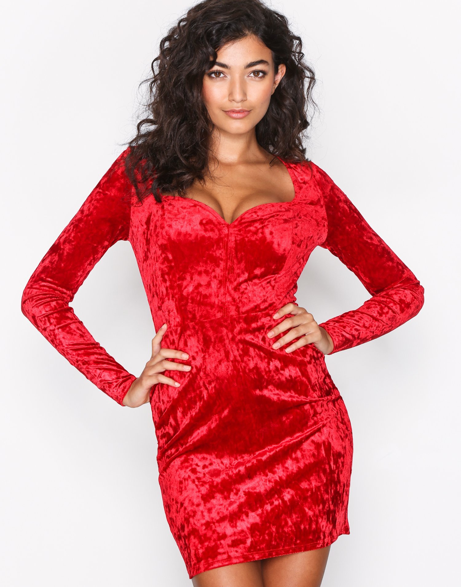 Sweetheart Velvet Dress