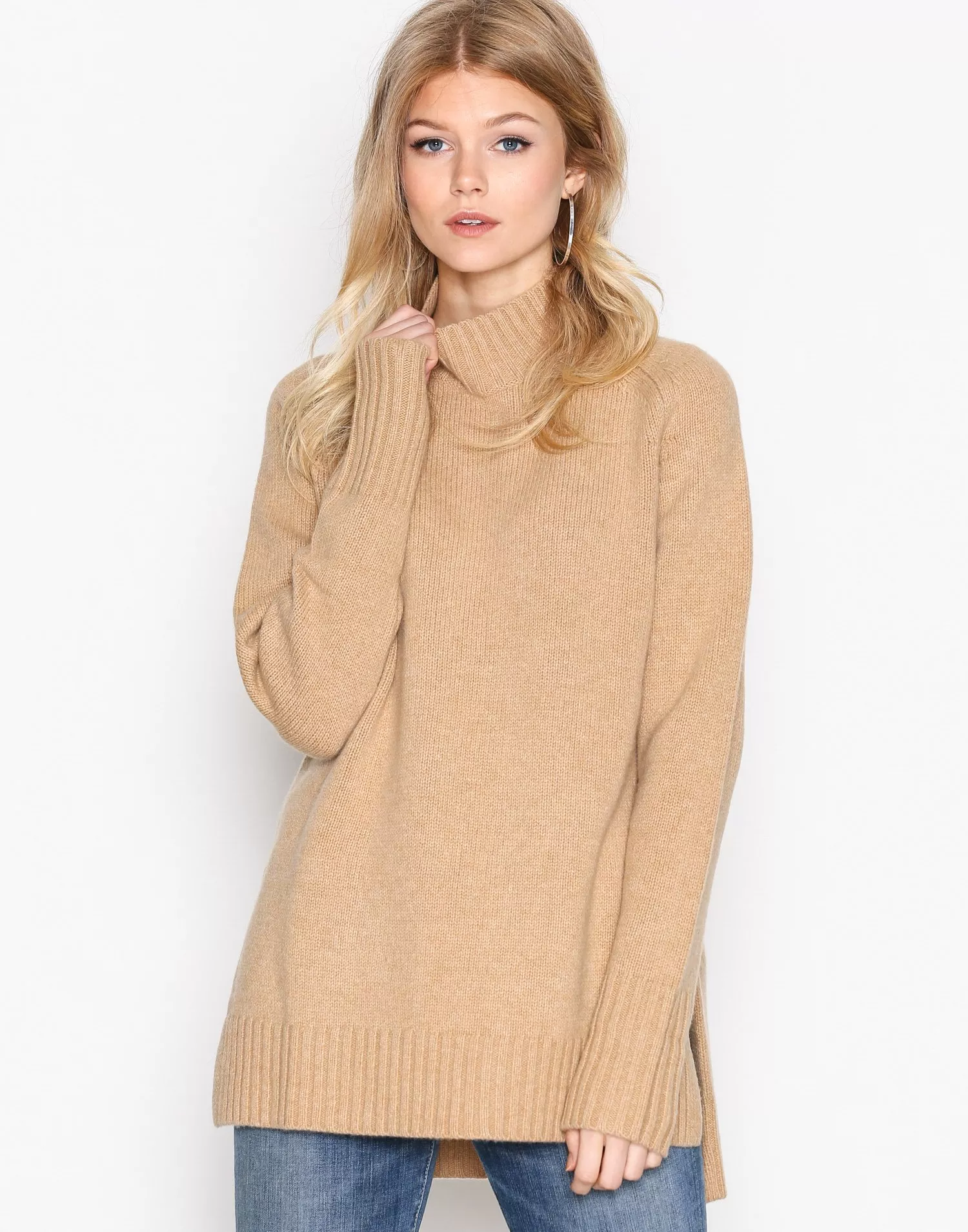 Buy Polo Ralph Lauren Long Sleeve Mock Neck Sweater - Camel 