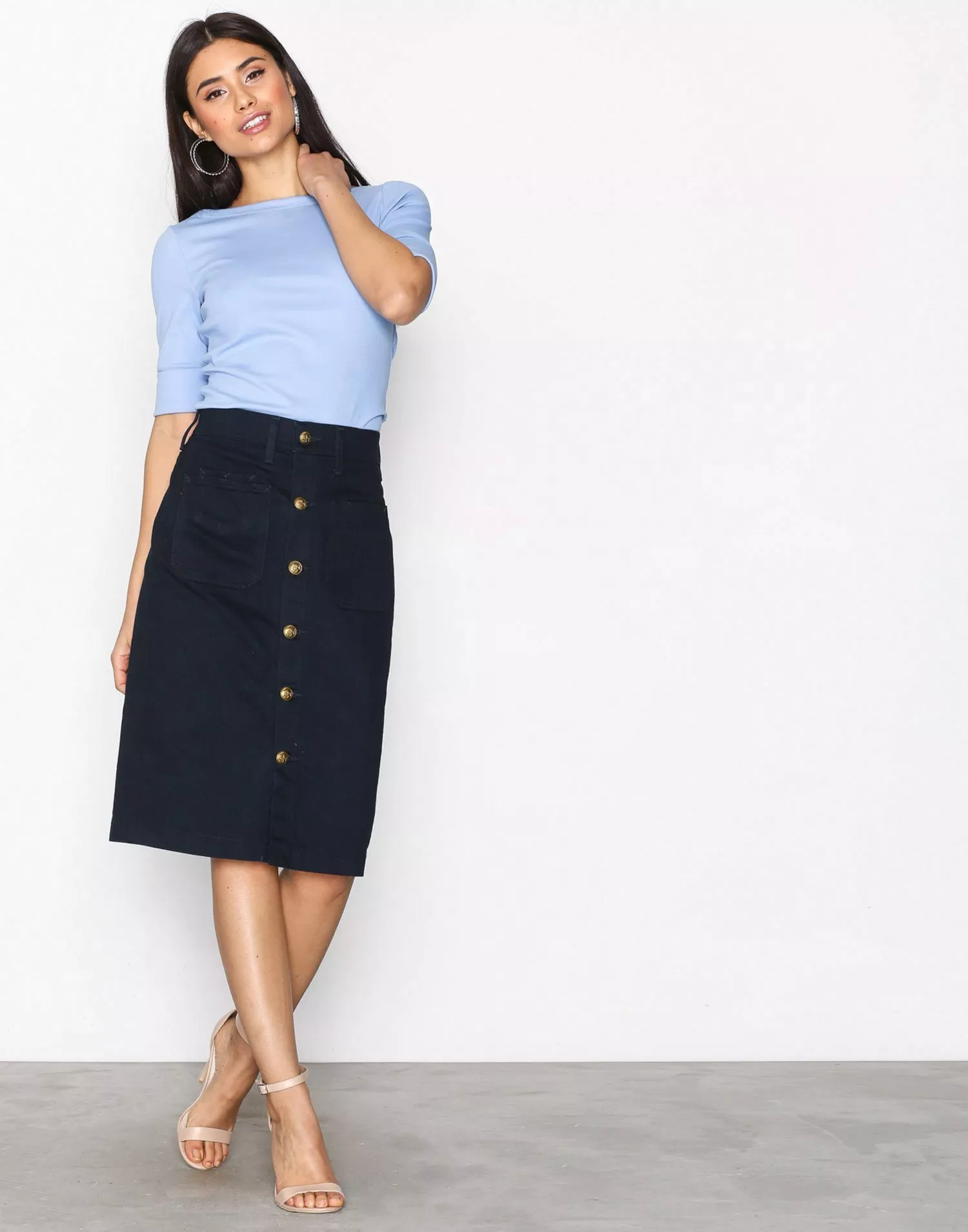 Buy Polo Ralph Lauren Pencil Skirt - Indigo 