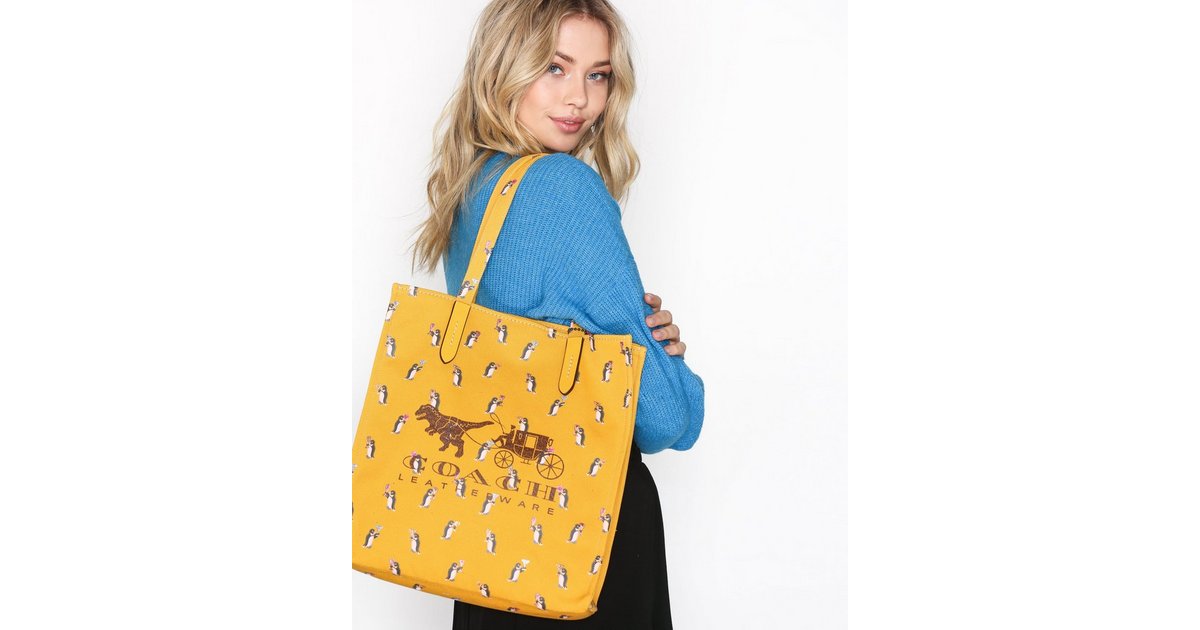 Buy Coach Rexy And Carriage Tote Yellow Nelly