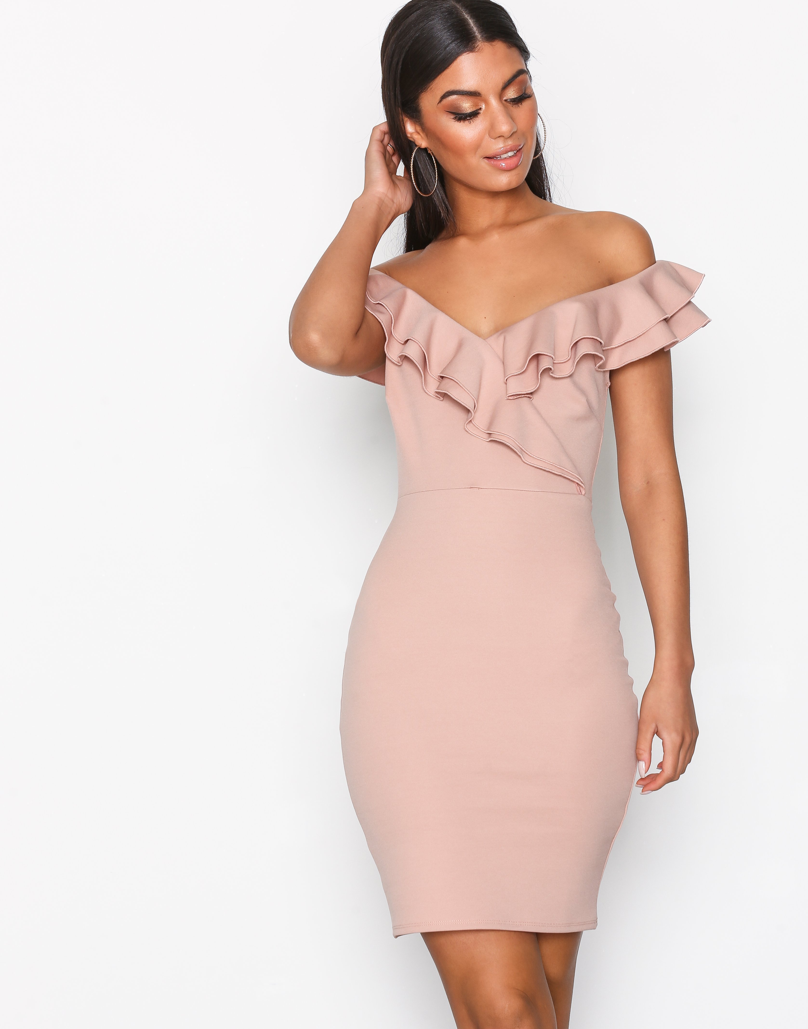Frill Neck Dress