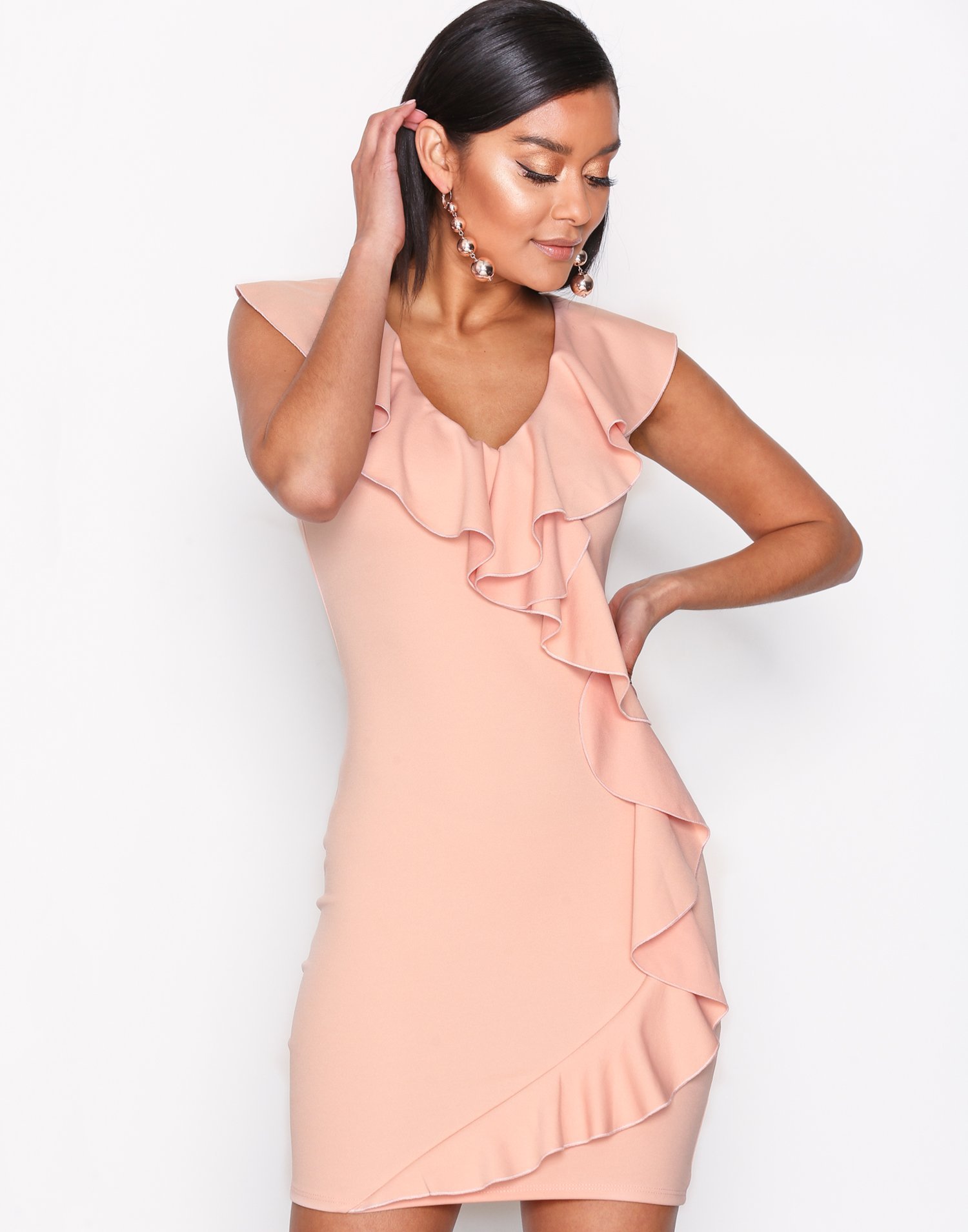 Frill Down Dress