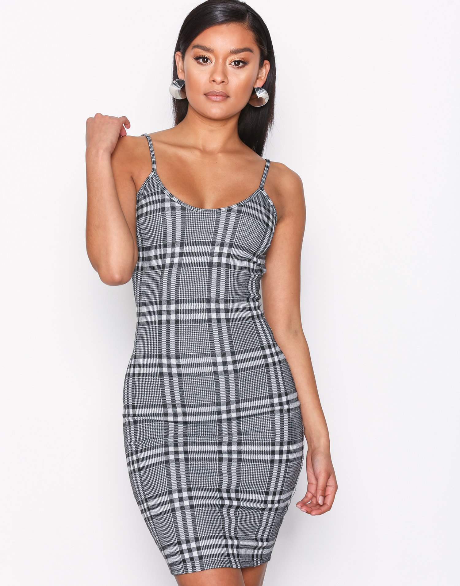 Check Mini Dress