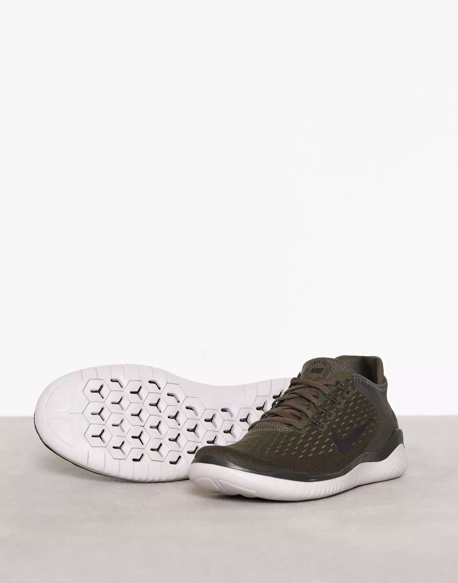 Nike free rn khaki sale