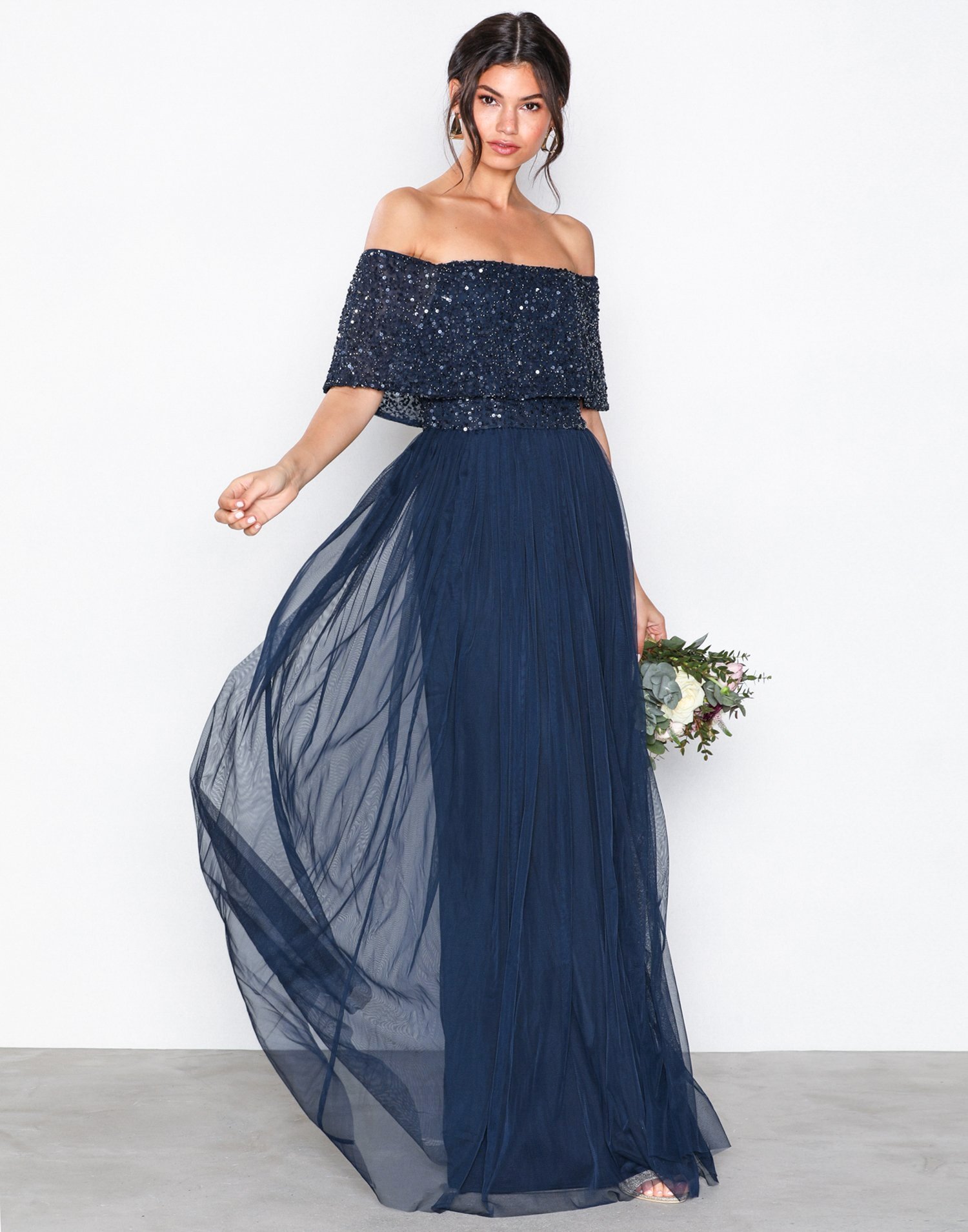 Bardot Delicate Sequin Maxi Dress