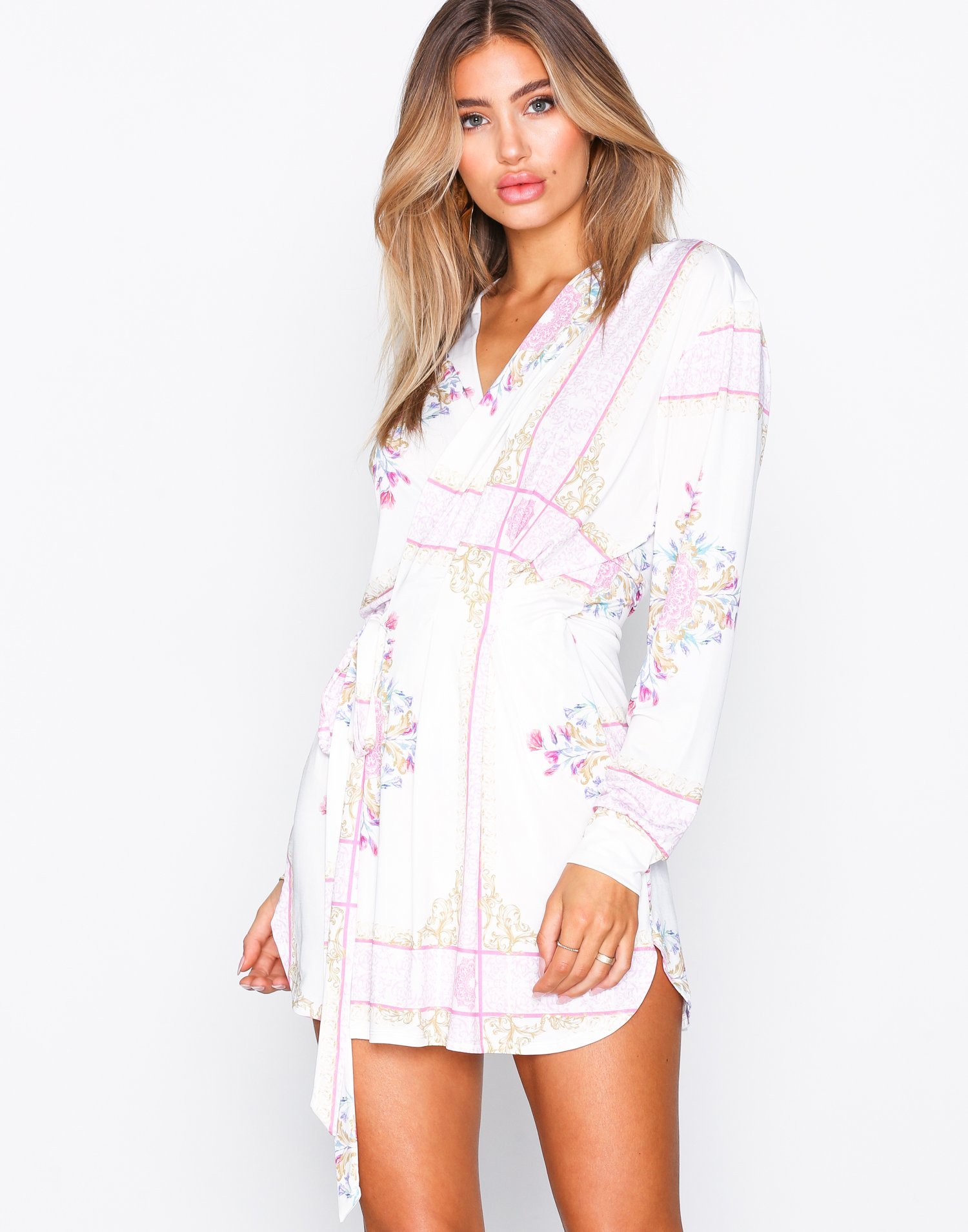 Resort Mini Wrap Dress