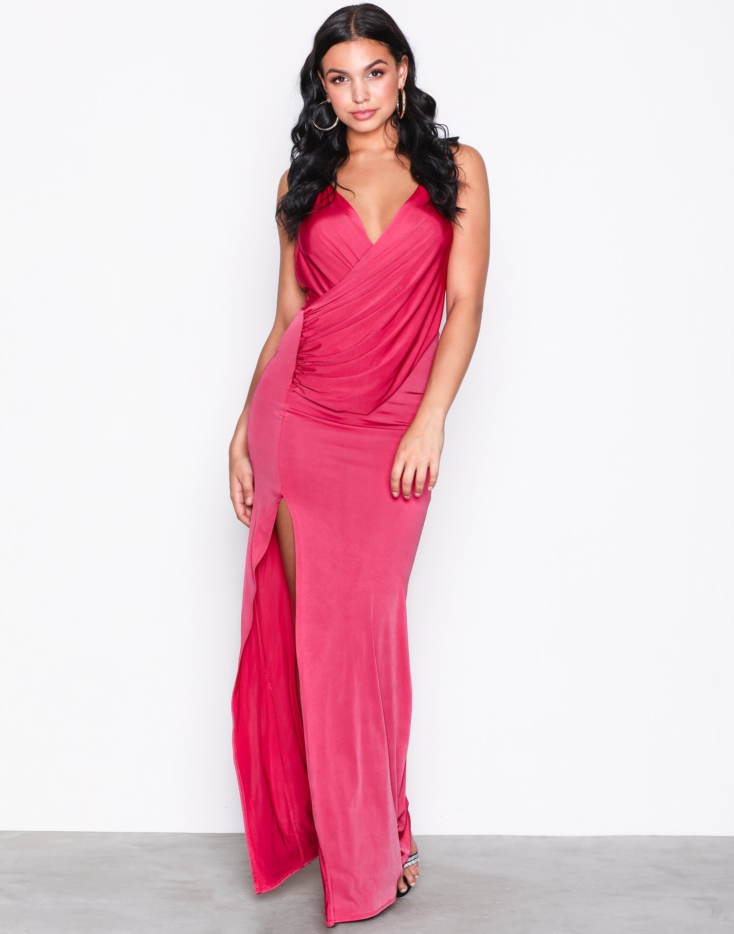 Drape Front Maxi