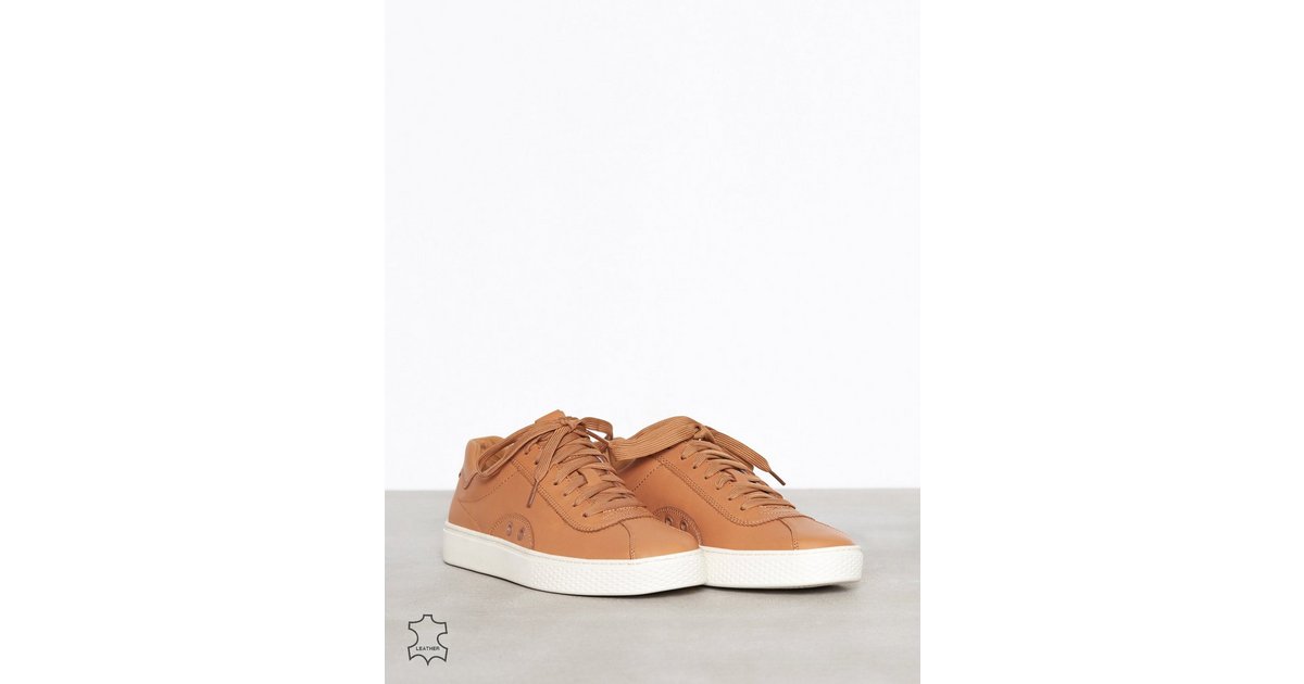 Polo court 100 outlet leather sneaker