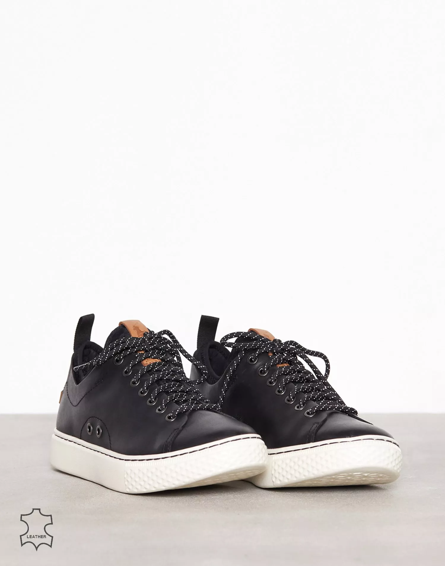 Polo ralph lauren dunovin leather outlet sneaker