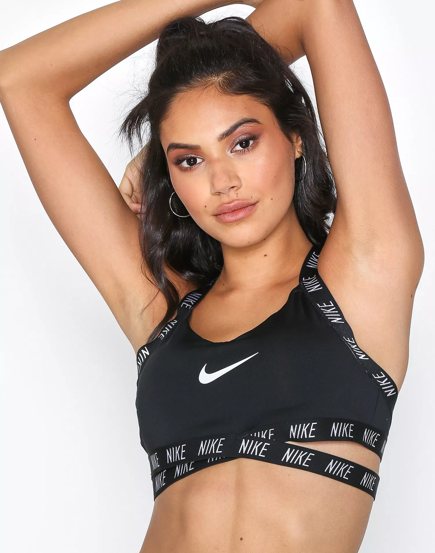 Buy Nike NIKE INDY LOGO BRA - Black