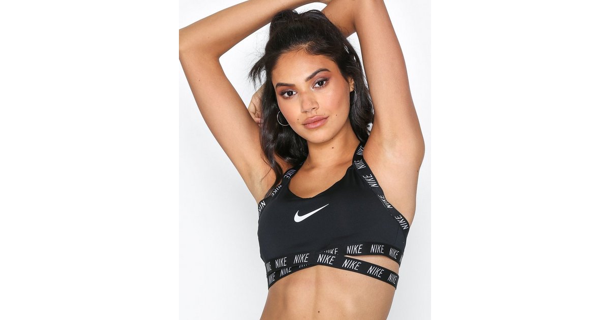 Nike Indy Logo Sports Bra in Black